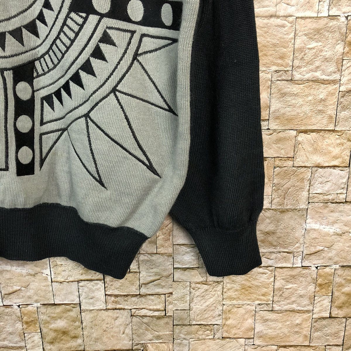 Homespun Knitwear Mill Star Grey art sweatshirt Knitwear #A1113 Size US L / EU 52-54 / 3 - 8 Thumbnail