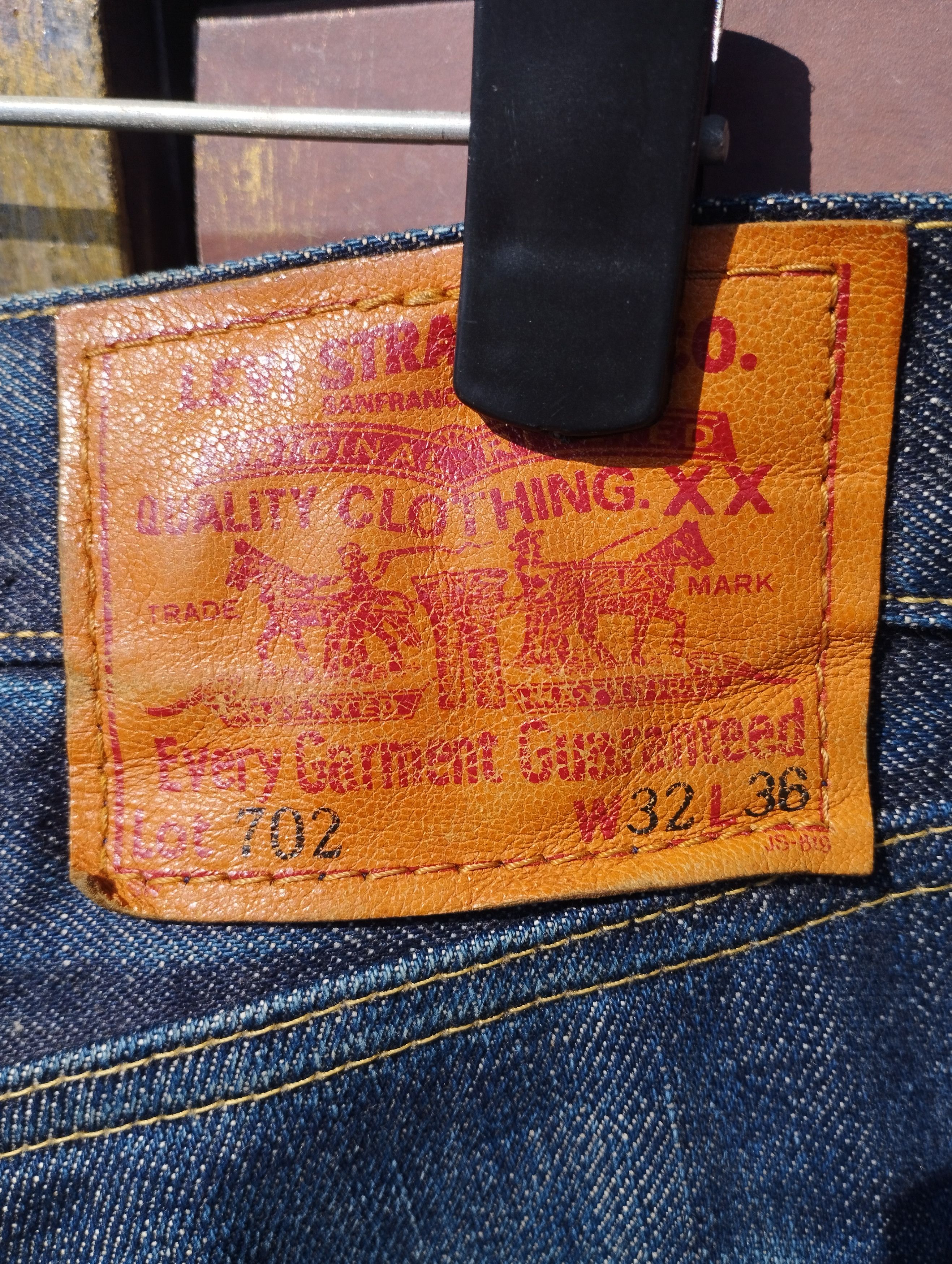 Japanese Brand × Levi's Vintage Clothing Levi's 702 selvedge BackleBack Size US 33 - 10 Thumbnail