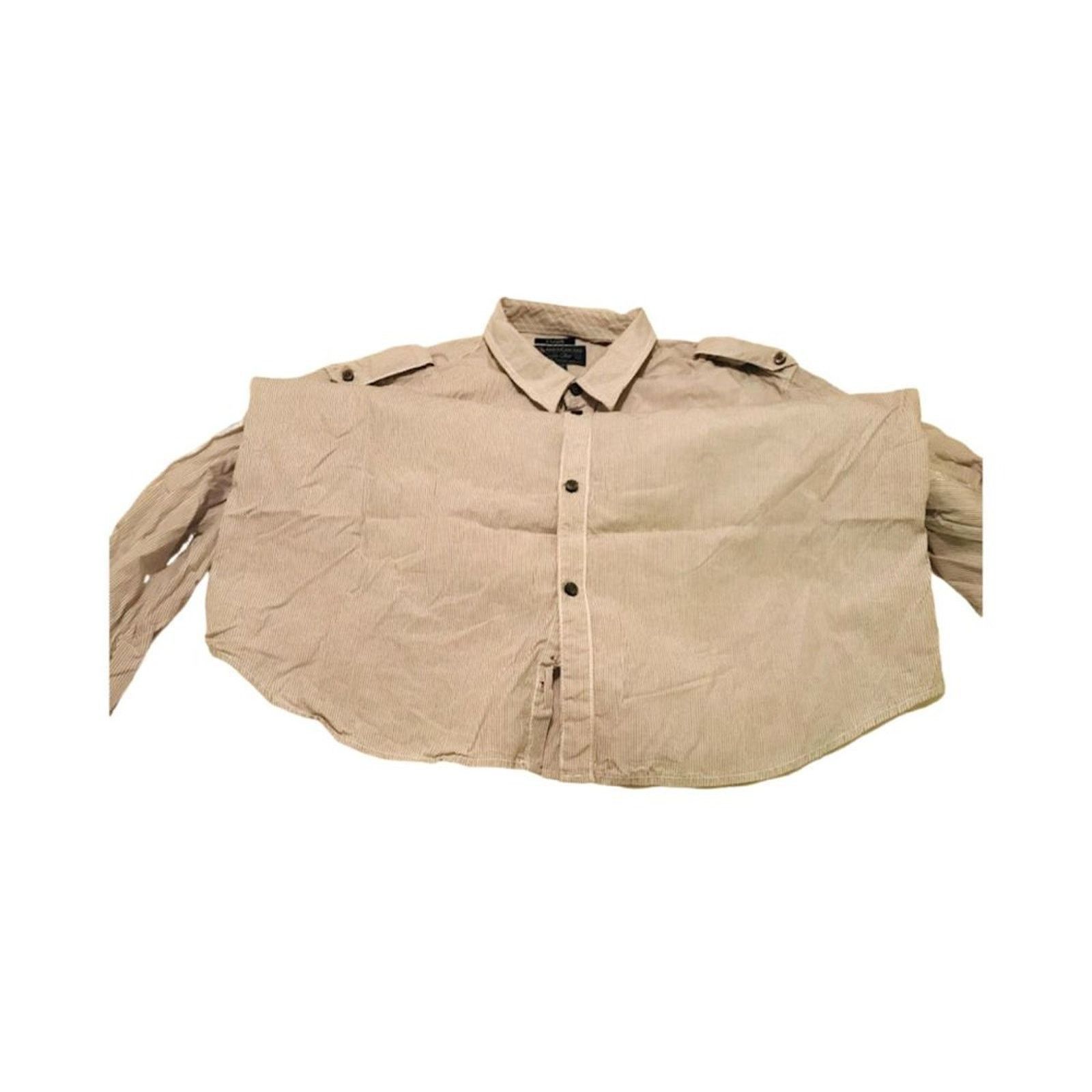 American Rag Vintage American Rag Men's Shirt 100% Cotton Gray Long XL Size US XL / EU 56 / 4 - 2 Thumbnail