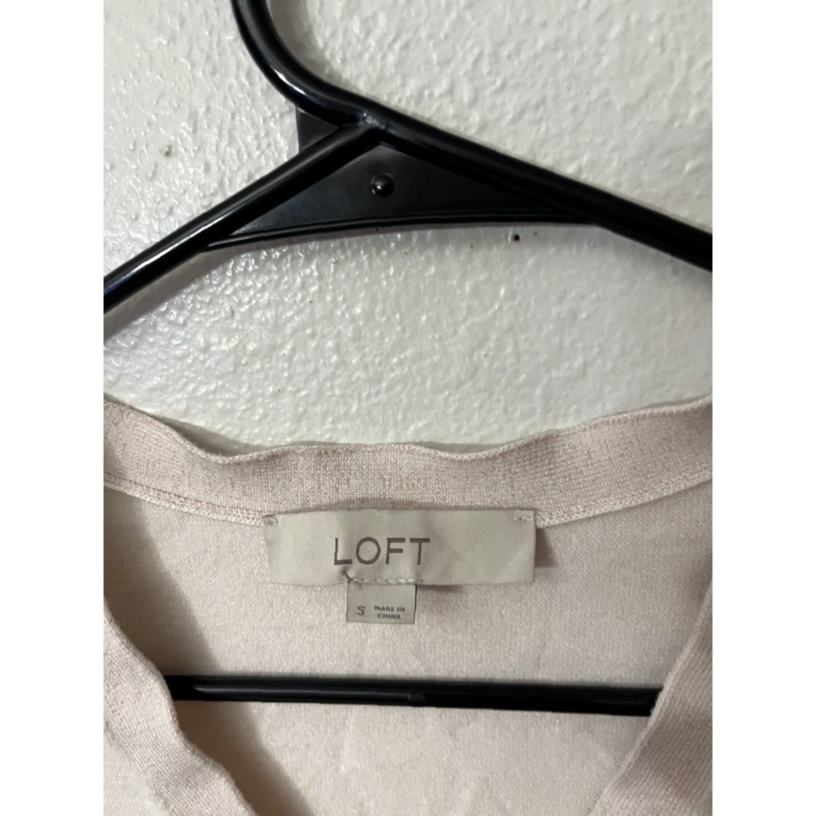 Loft LOFT Cardigan Womens Small Open Front Pink 3/4 Sleeve Lightweight Casual Size S / US 4 / IT 40 - 3 Thumbnail