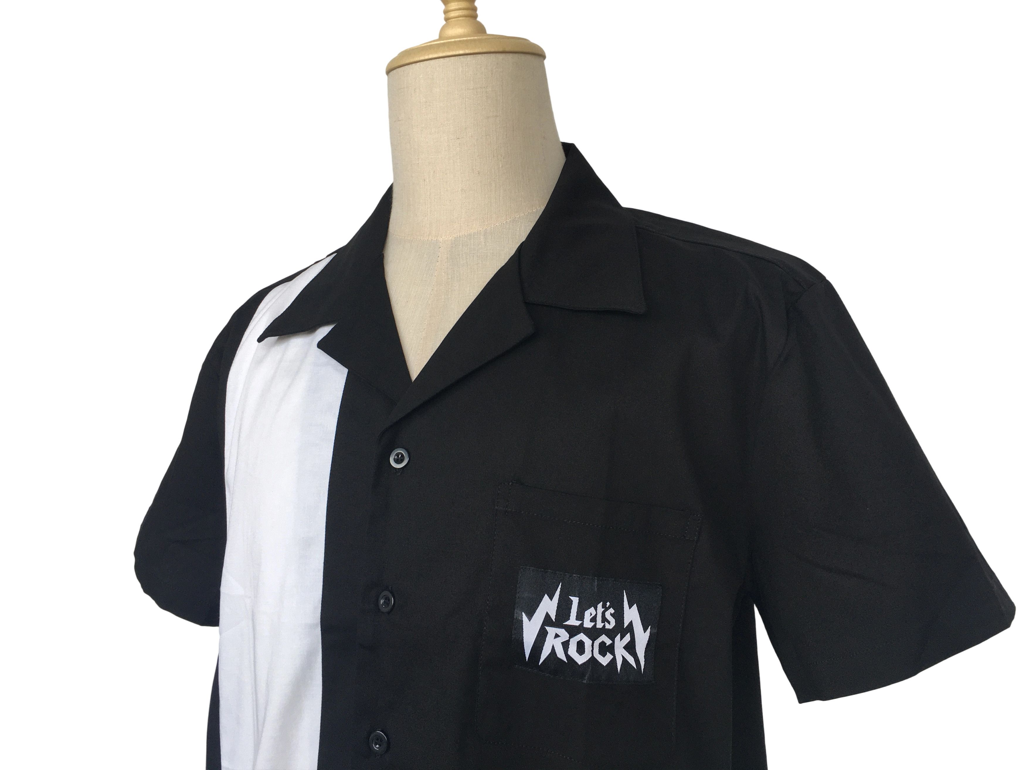 Other Men WorkShirts Pocket Patch Black Casual Style Size US XL / EU 56 / 4 - 5 Thumbnail