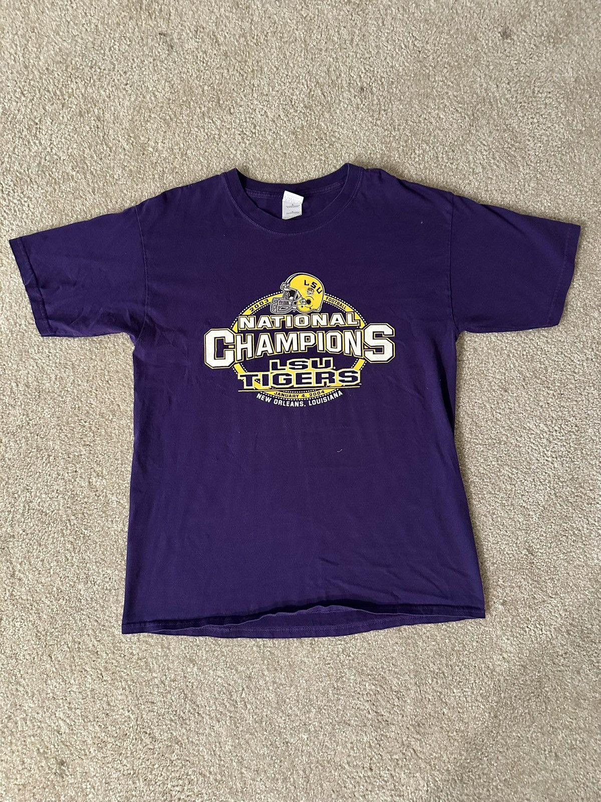 Vintage LSU VINTAGE TEE 04’ Size US M / EU 48-50 / 2 - 1 Thumbnail