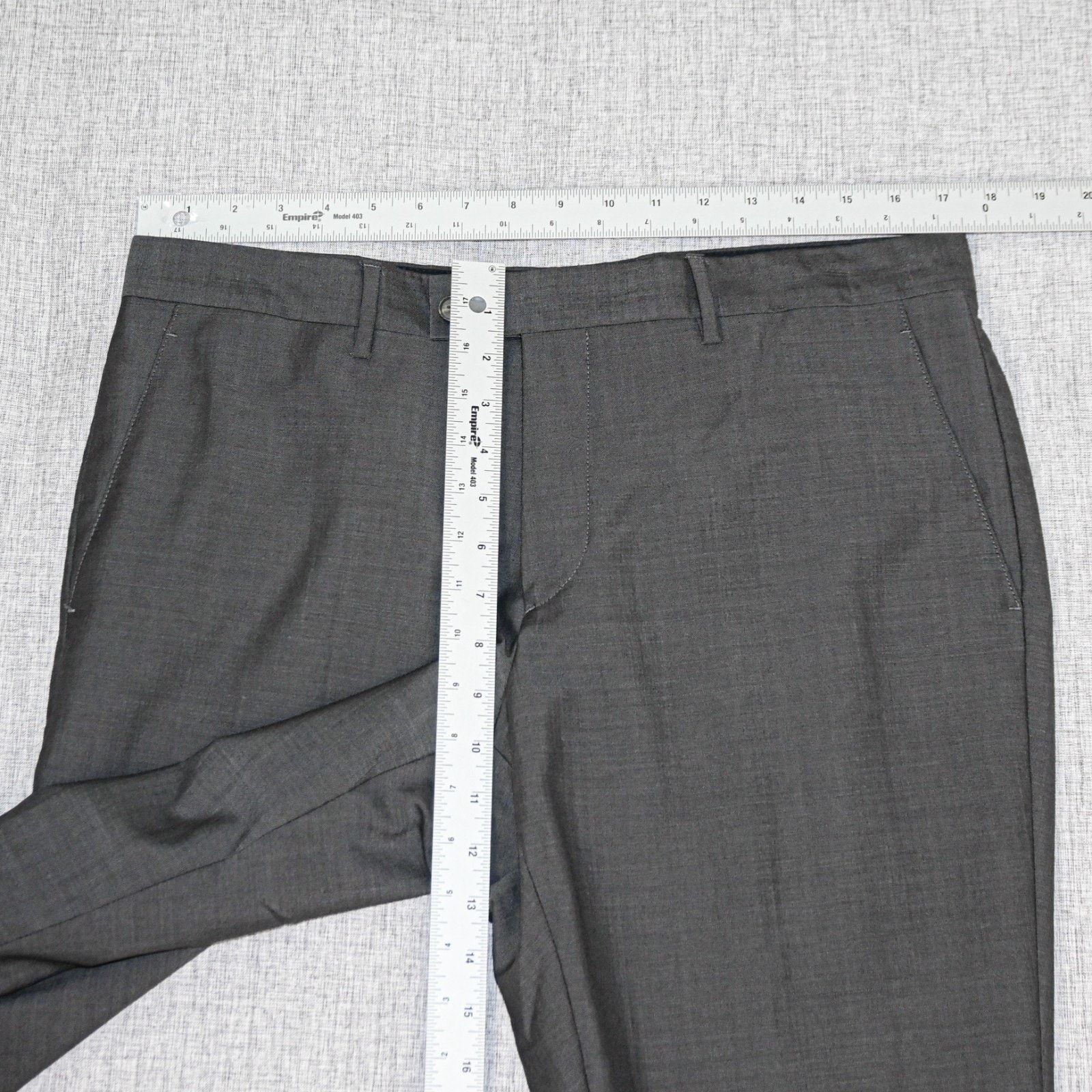John Varvatos John Varvatos Collection Gray Suit Peak Lapal Wool Mohair Size 42R - 18 Thumbnail