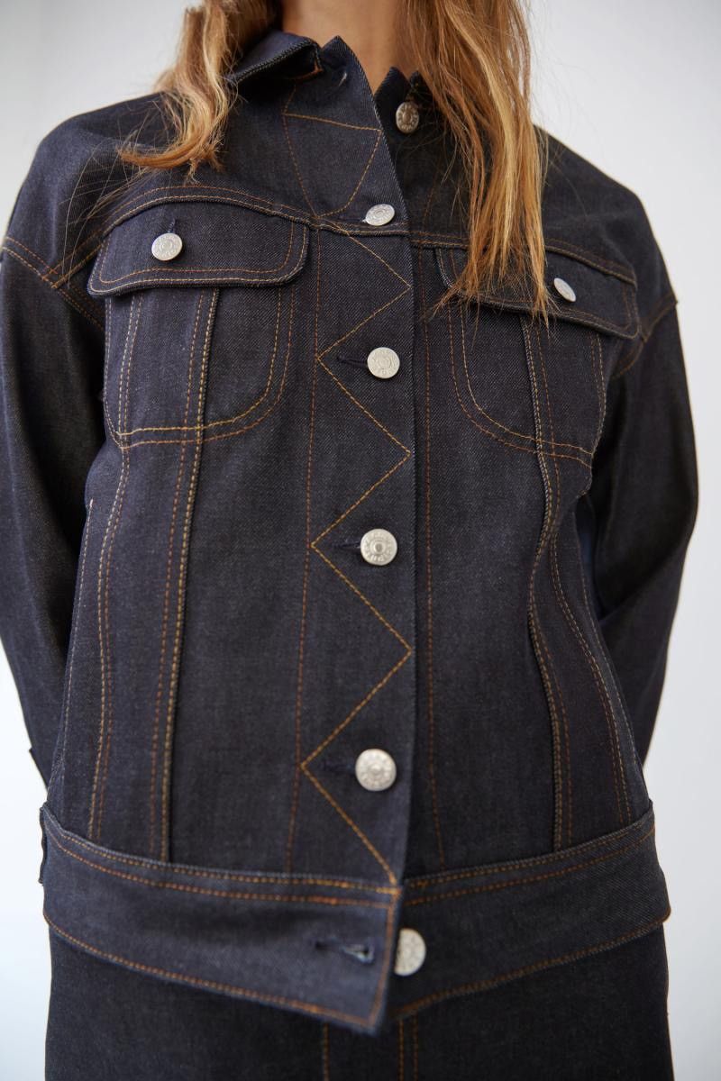 Acne Studios Acne Studios Bla Konst Lamp Indigo Denim Jacket Size 38(M) Size M / US 6-8 / IT 42-44 - 2 Thumbnail