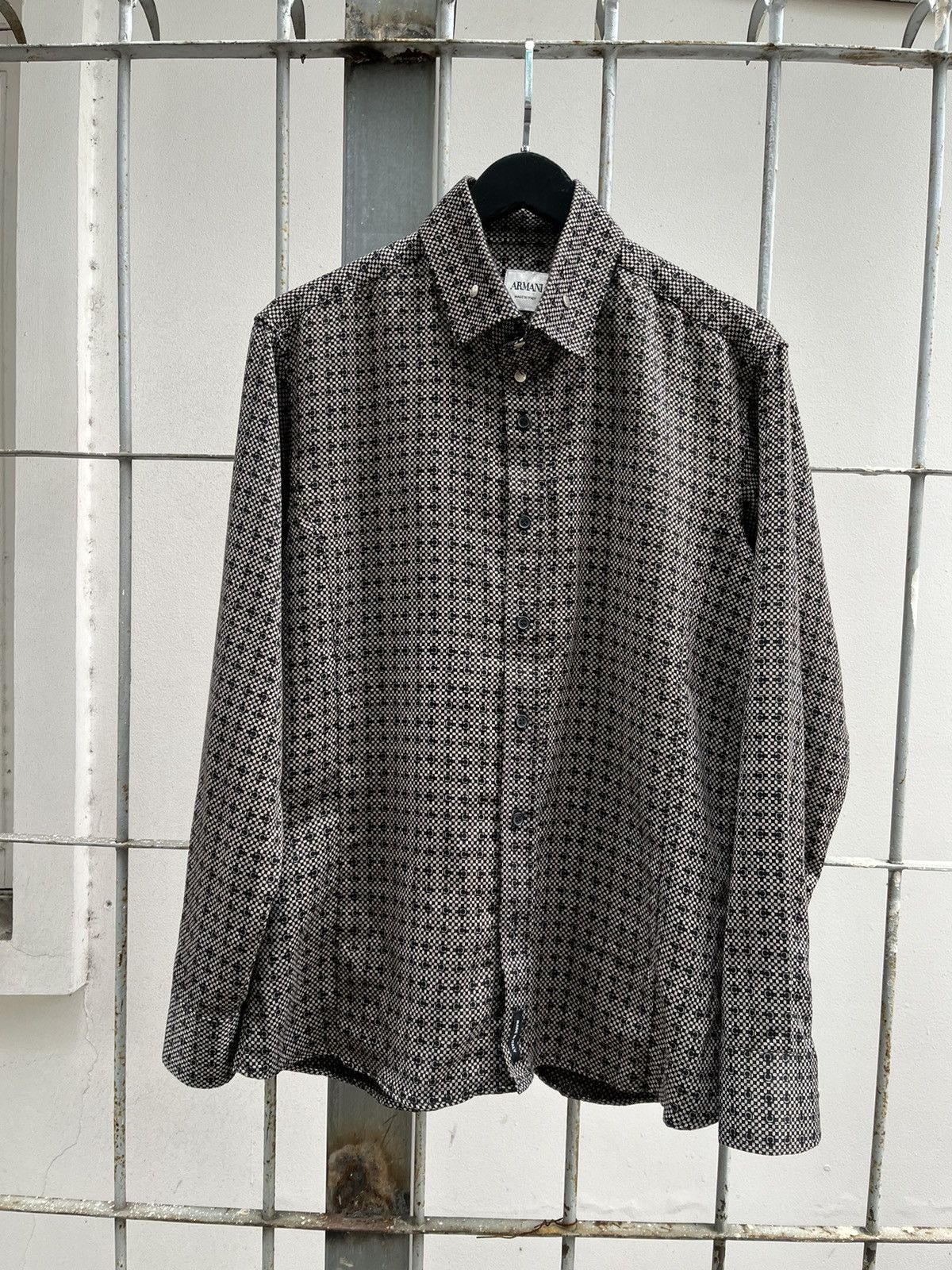 Armani Exchange × Giorgio Armani GIORGIO ARMANI C PATTERN SHIRT Size US L / EU 52-54 / 3 - 1 Thumbnail