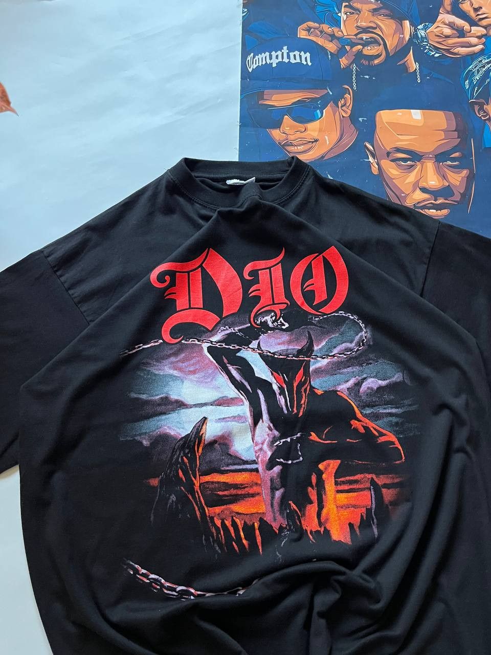 Band Tees Dio Holy Diver Vintage 00s Band Tee Size US XL / EU 56 / 4 - 3 Thumbnail