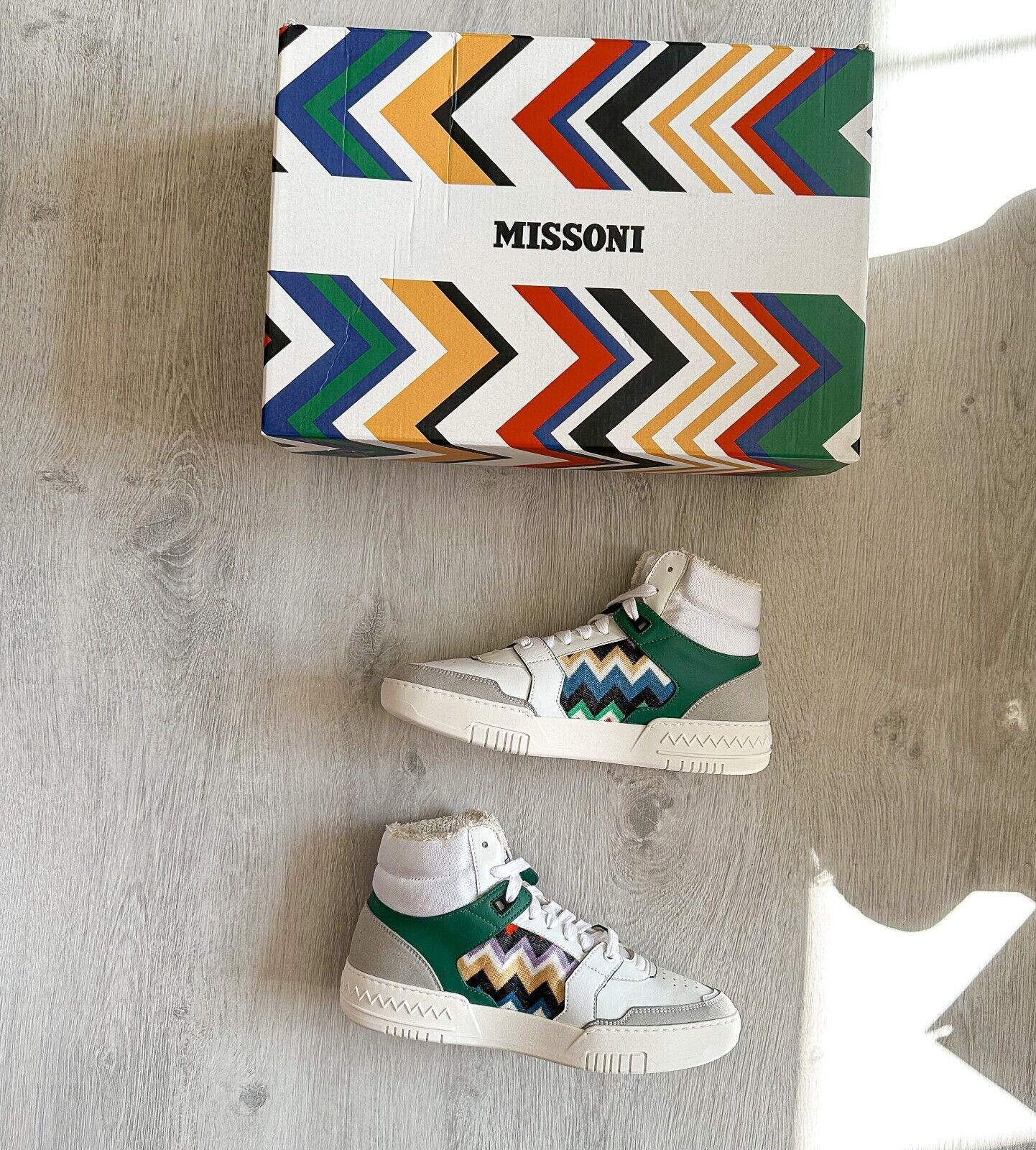 MISSONI Zigzag Chevron Trainers Sneakers