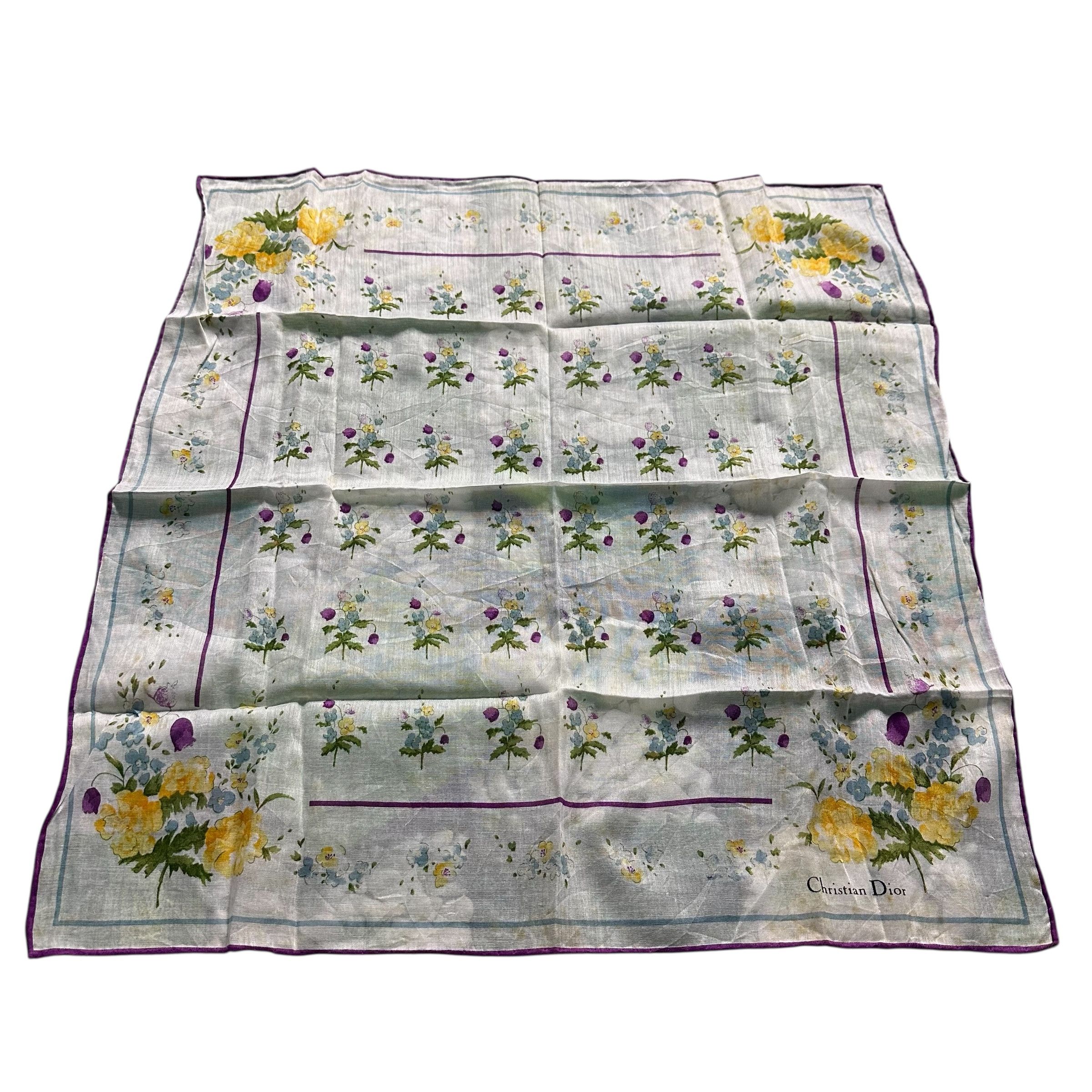 Christian Dior Monsieur × Vintage 🔥RARE🔥Christian Dior Neckerchief Handkerchief Size ONE SIZE - 1 Thumbnail