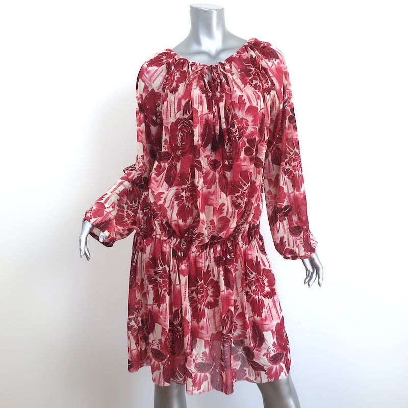 Jean Paul Gaultier JEAN PAUL GAULTIER SOLEIL BLOUSON DRESS WHITE/RED FLORAL Size M / US 6-8 / IT 42-44 - 1 Thumbnail
