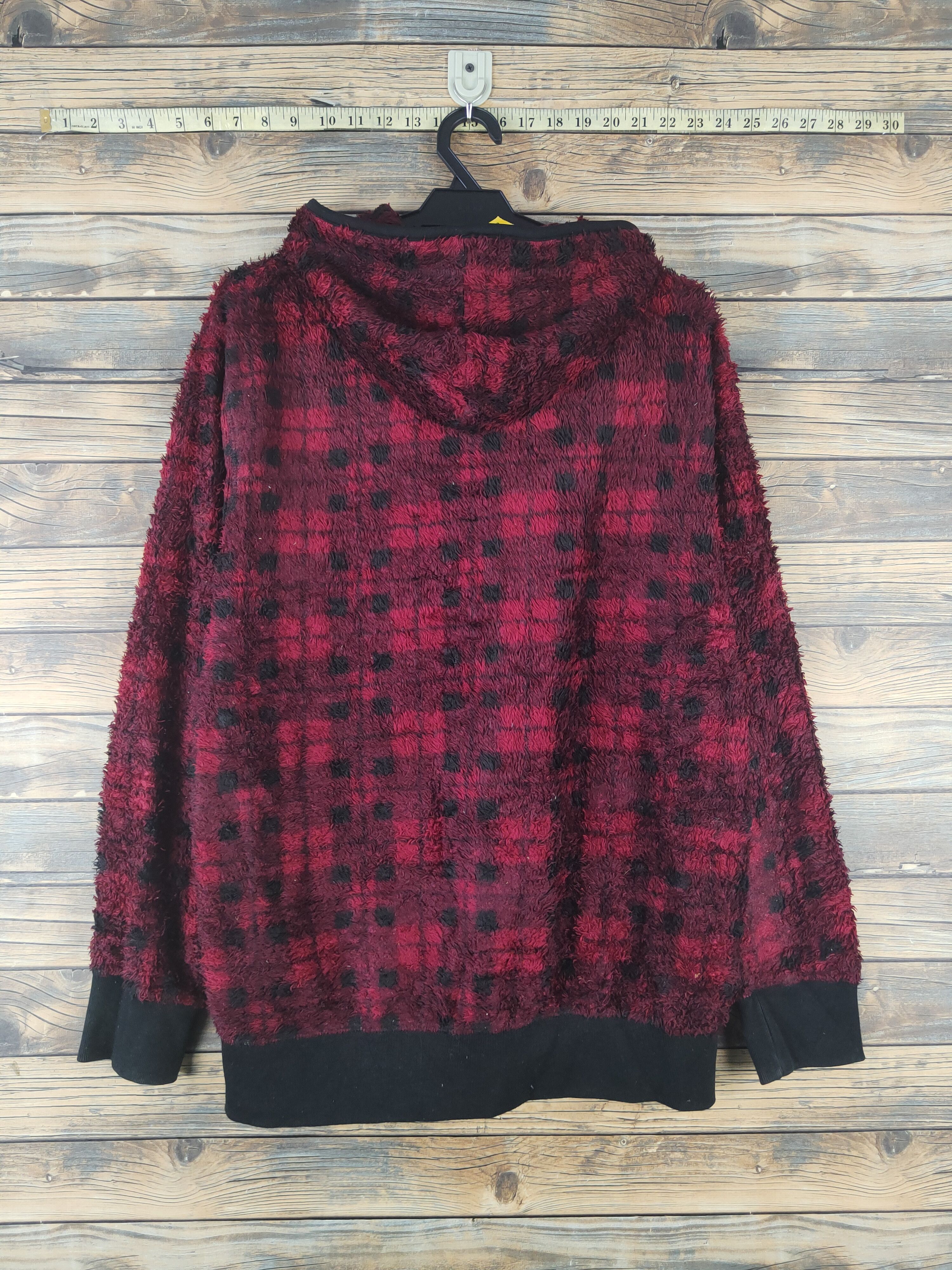 Airwalk DL Airwalk Red Black Fur Mohair Knitwear Sweaters #778 Size US L / EU 52-54 / 3 - 7 Thumbnail