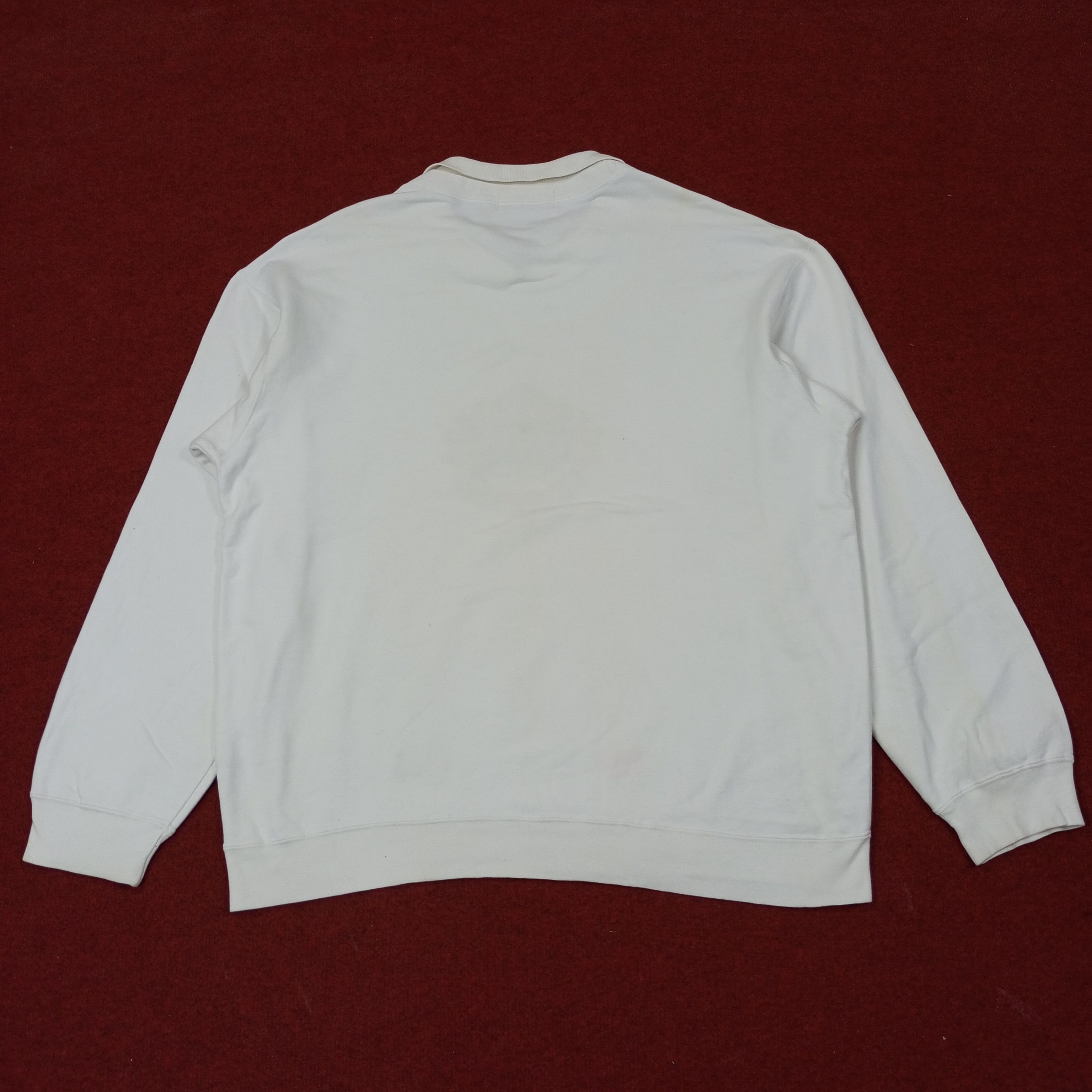 Burberry Burberrys Fashion Embroidery Logo Collar Sweatshirt c241n22 Size US XL / EU 56 / 4 - 6 Thumbnail