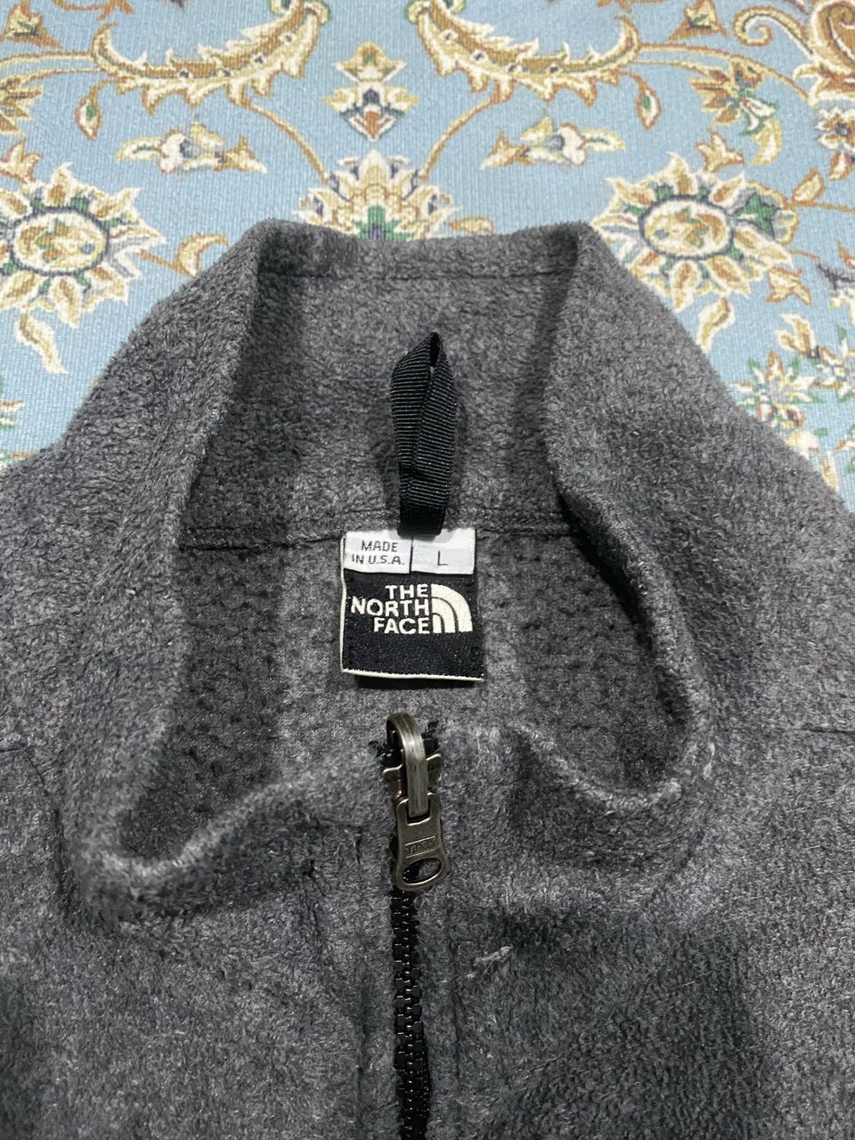 The North Face × Vintage Vintage The North Face Fleece Jacket Made In Usa Size US L / EU 52-54 / 3 - 3 Thumbnail