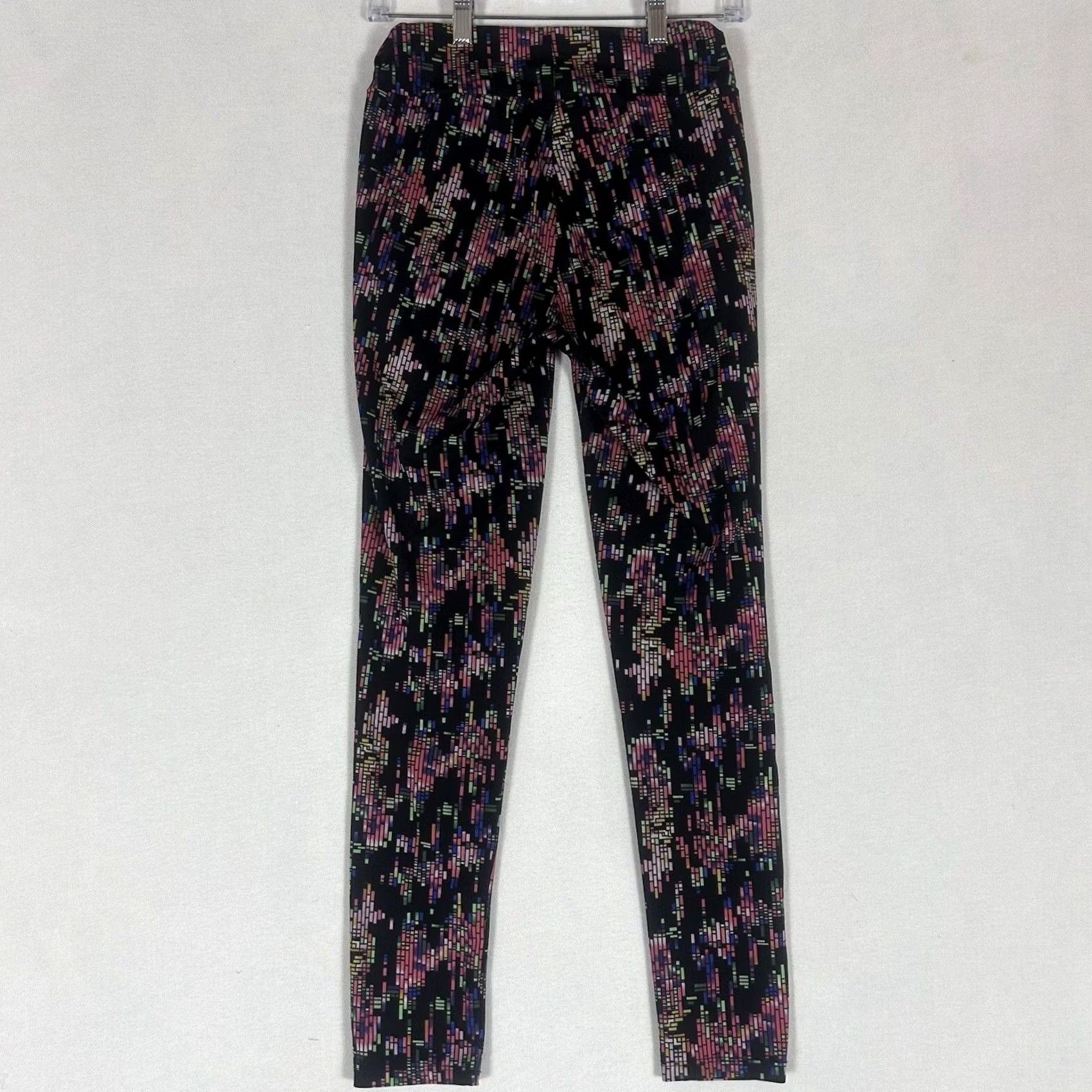 Nike Nike AQ Sport Leggings Joggers Womens M Black Abstract Pockets Run Gym Yoga Size 32" / US 10 / IT 46 - 6 Thumbnail