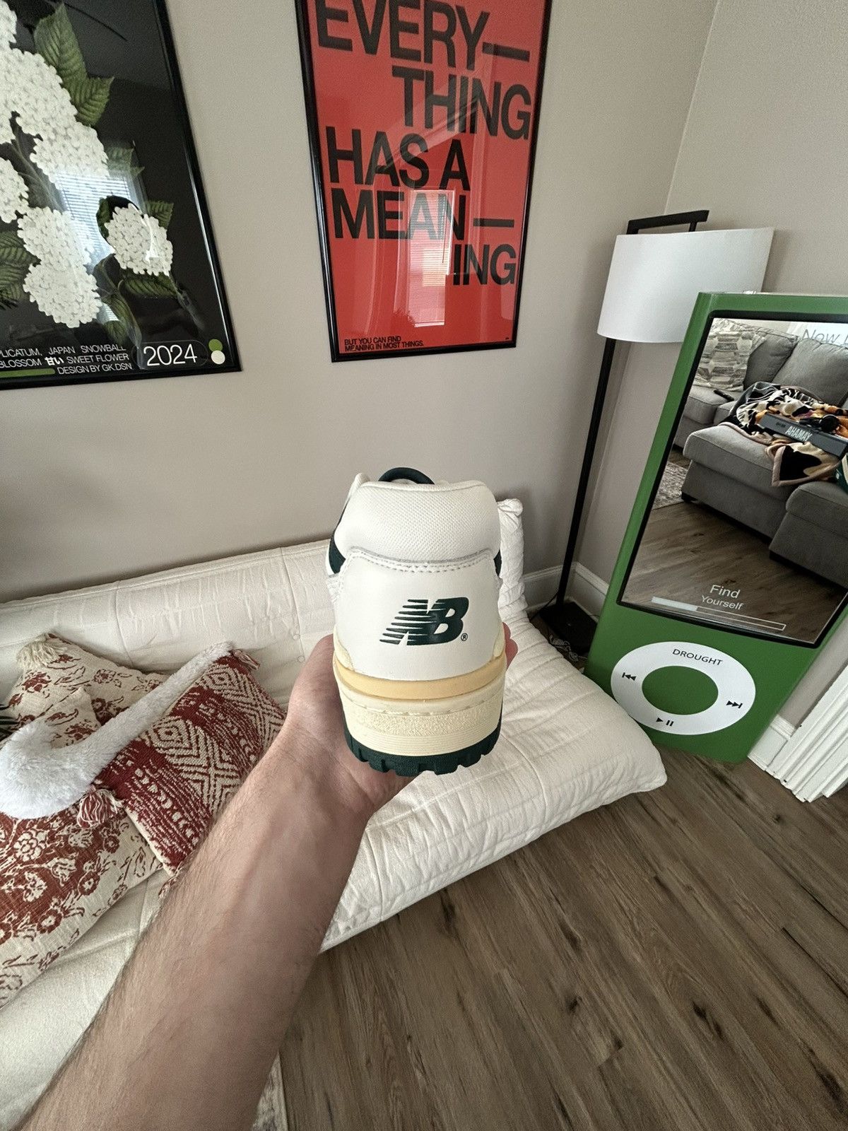 Aime Leon Dore × New Balance Aime Leon Dore Natural Green New Balance 550 Size US 10 / EU 43 - 5 Thumbnail