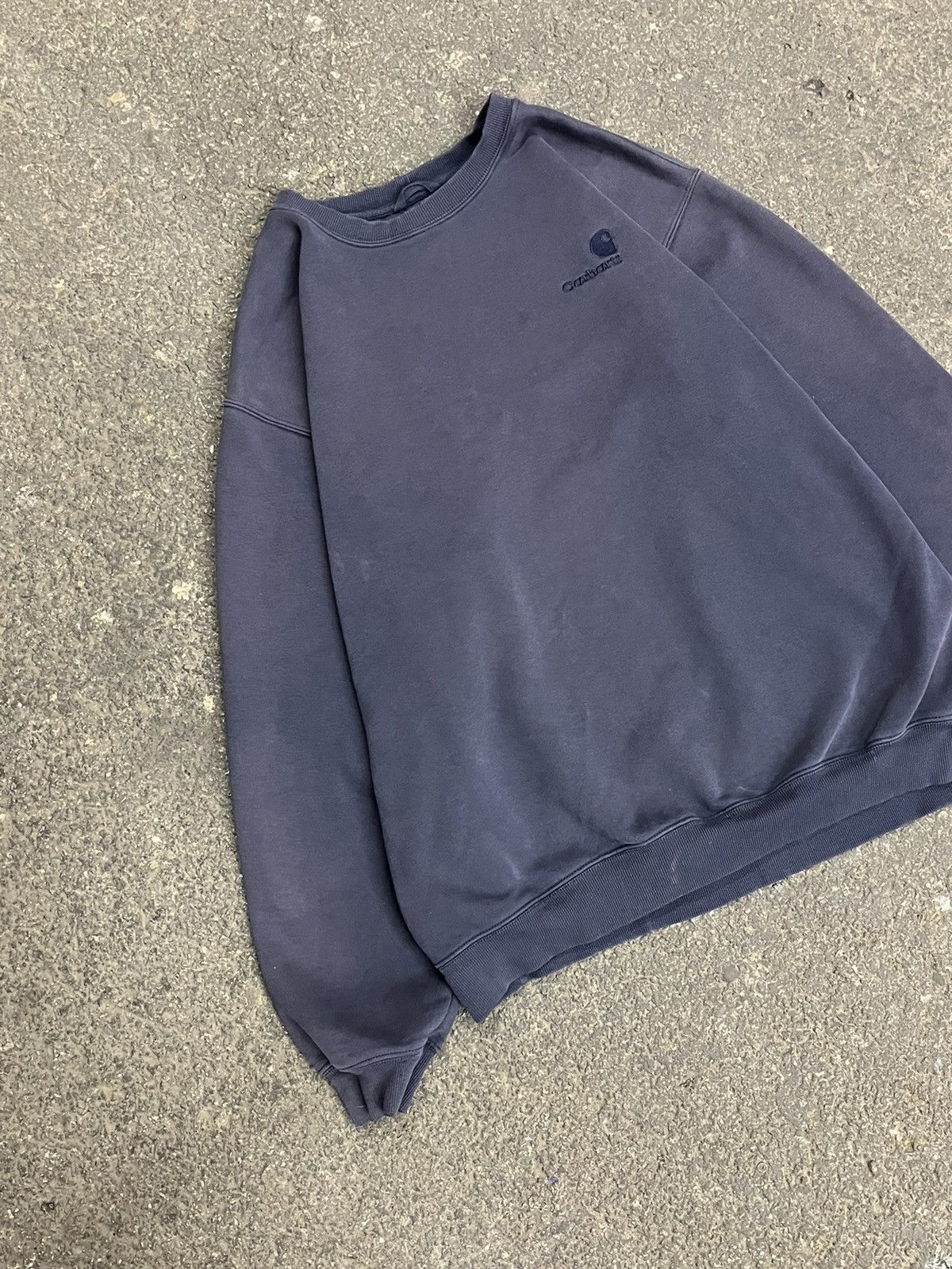 Carhartt × Vintage Carhartt vintage faded crewneck hype rare streetwear Size US XL / EU 56 / 4 - 4 Thumbnail