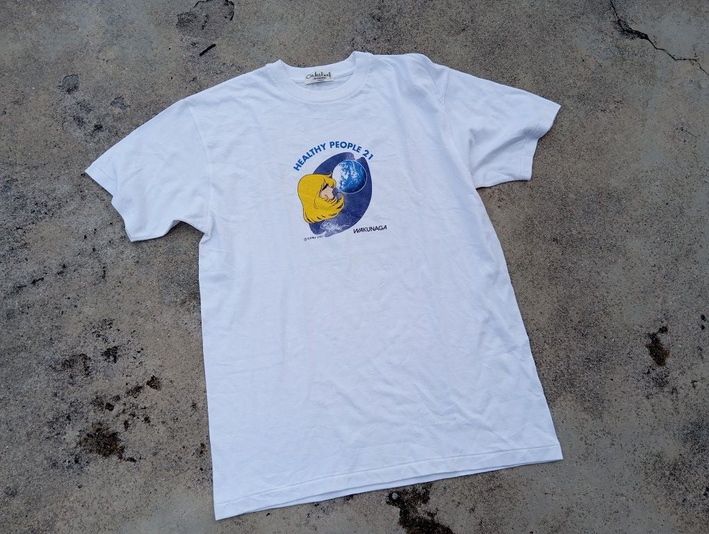 Vintage NOS VTG Galaxy Express 999 🌎🚃 Tshirt Anime Leiji 🇯🇵 Size US L / EU 52-54 / 3 - 2 Thumbnail