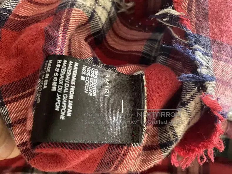 Amiri Amiri Star Plaid Button. Size US S / EU 44-46 / 1 - 8 Thumbnail
