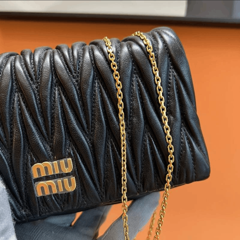 Miu Miu Miu Miu Chain Nappa‑Leather Crossbody & Shoulder Bag Size ONE SIZE - 16 Thumbnail