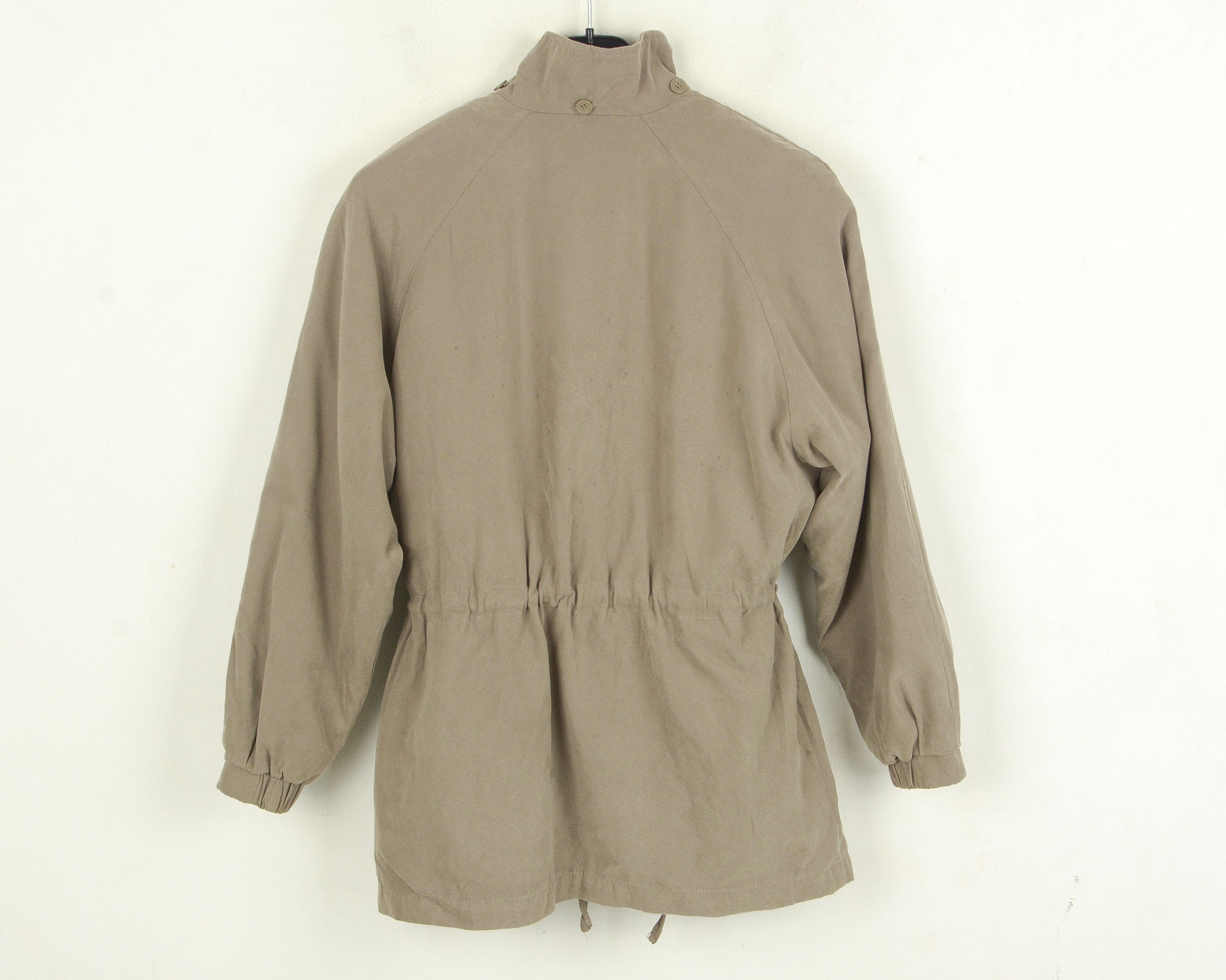 London Fog Womens M pet Trench Coat Raincoat Jacket Beige Size M / US 6-8 / IT 42-44 - 3 Thumbnail