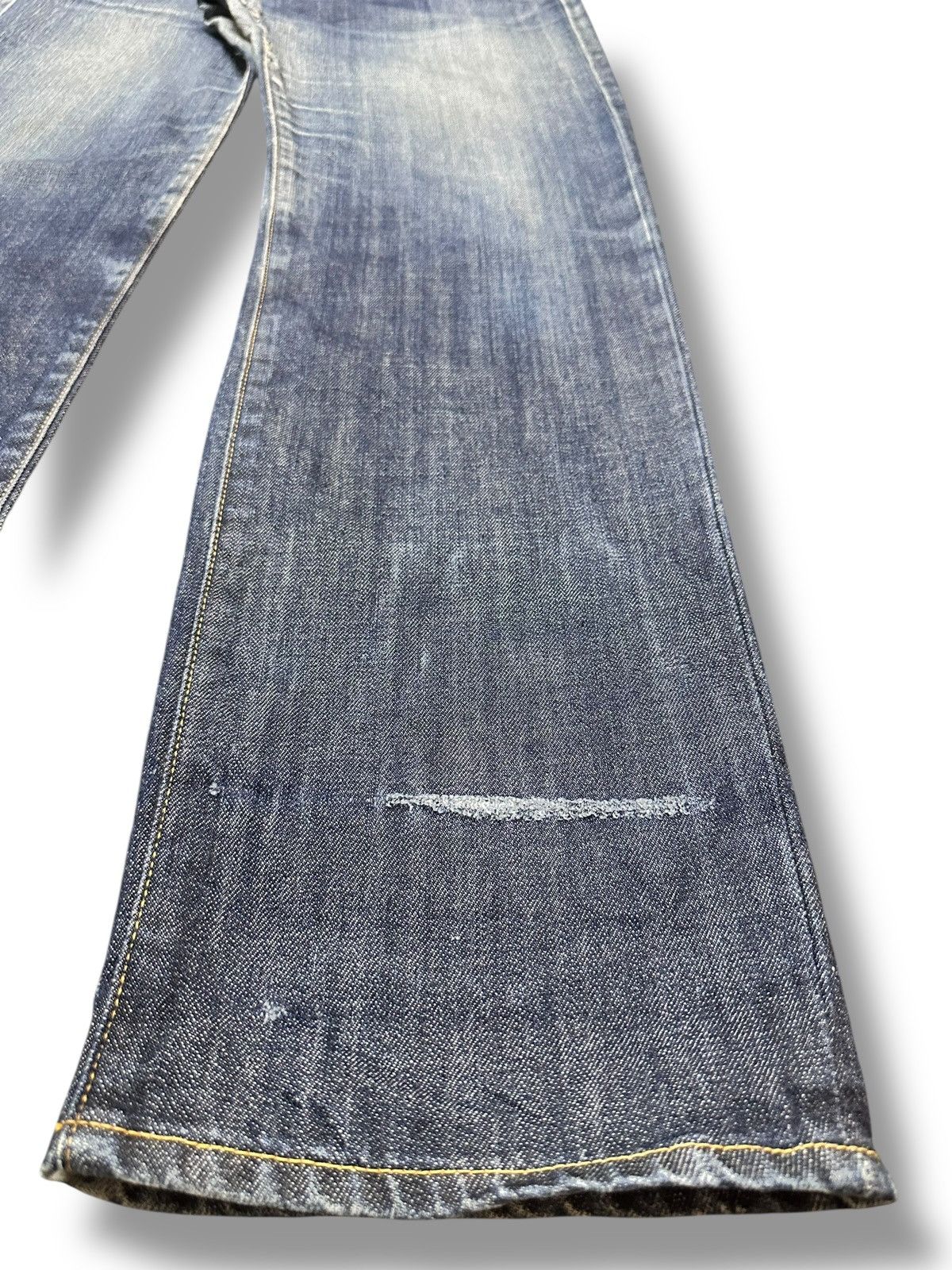 Japanese Brand Vintage Uniqlo Distressed Baggy Loose Style Jeans With Faded Size US 32 / EU 48 - 10 Thumbnail