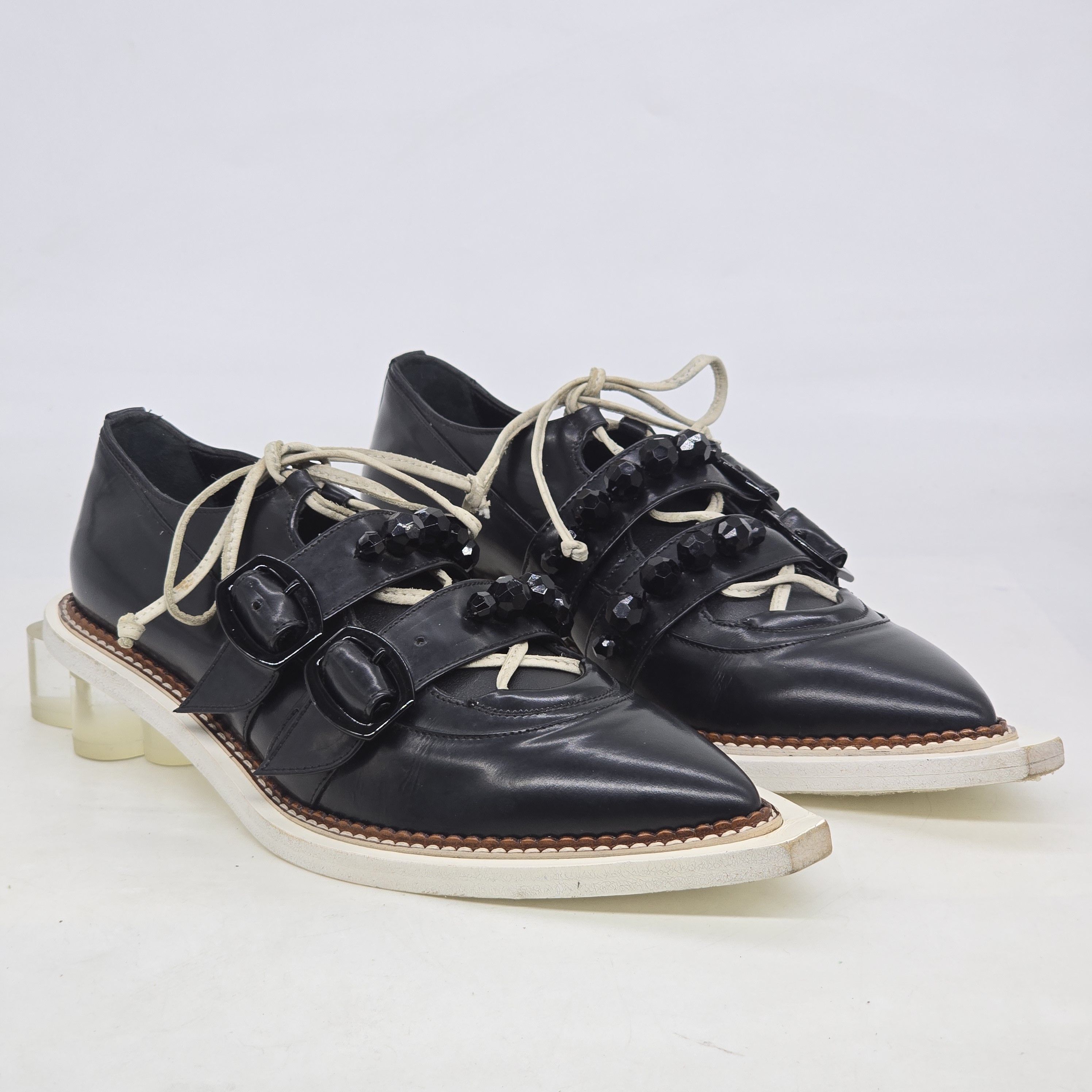 Simone Rocha Simone Rocha - AW18 Perspex Heel Mary Janes Size US 6 / IT 36 - 1 Thumbnail