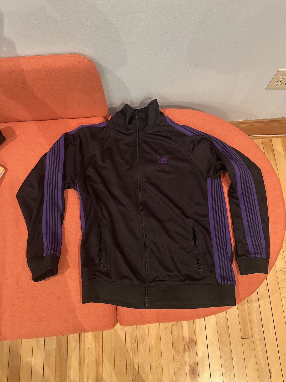 Needles Needles Track Jacket Charcoal/Purple Size US XL / EU 56 / 4 - 2 Thumbnail