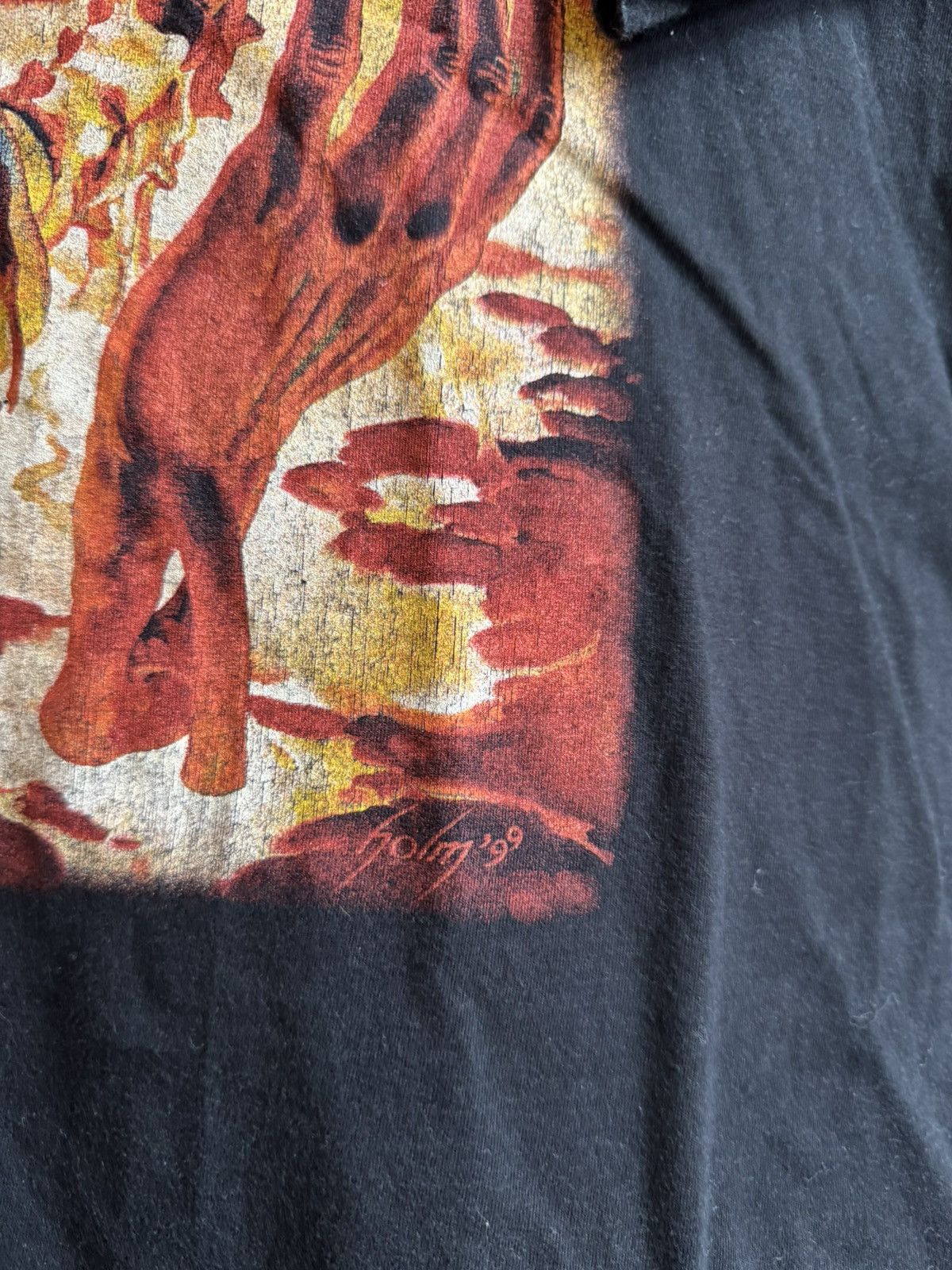 Band Tees 1999 Vintage Mercyful Fate 9 90s Metal Band Tee Death Rare Size US XL / EU 56 / 4 - 5 Thumbnail