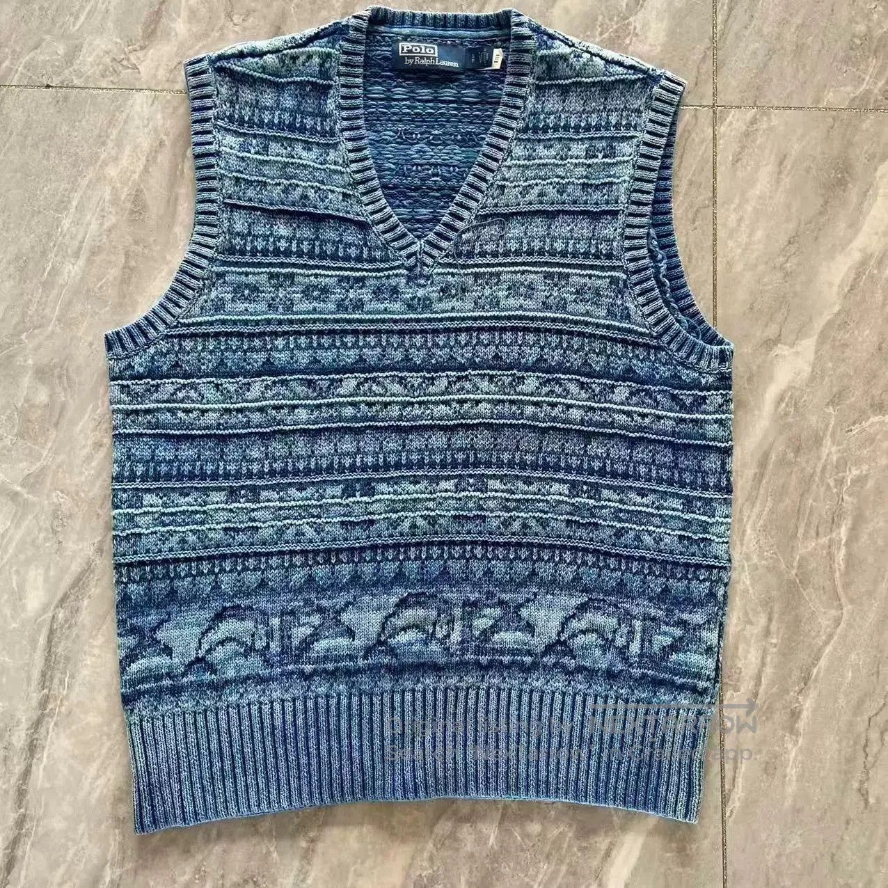 Polo Ralph Lauren Ralph Lauren Fair Isle Cotton Knit Vest. Size US M / EU 48-50 / 2 - 1 Thumbnail