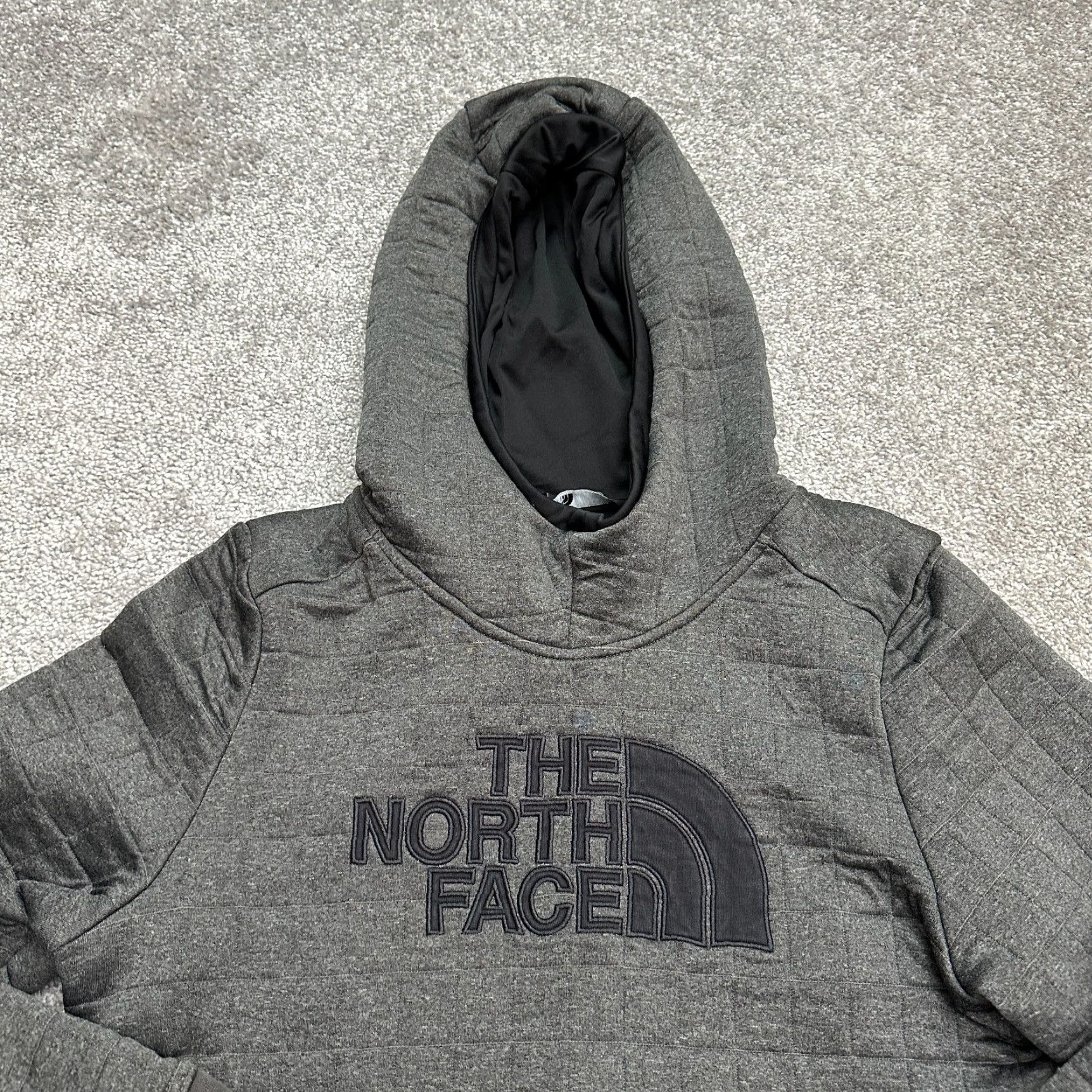 The North Face The North Face Hoodie Women Medium Gray Black Pocket Pullover Sweatshirt Outdoor Size M / US 6-8 / IT 42-44 - 3 Thumbnail
