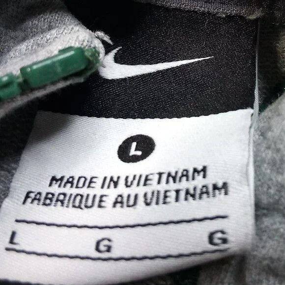 NCAA × Nike × Vintage Vintage Y2K Nike Oregon Ducks Zipper Hoodie Sweatshirt Size US L / EU 52-54 / 3 - 3 Thumbnail