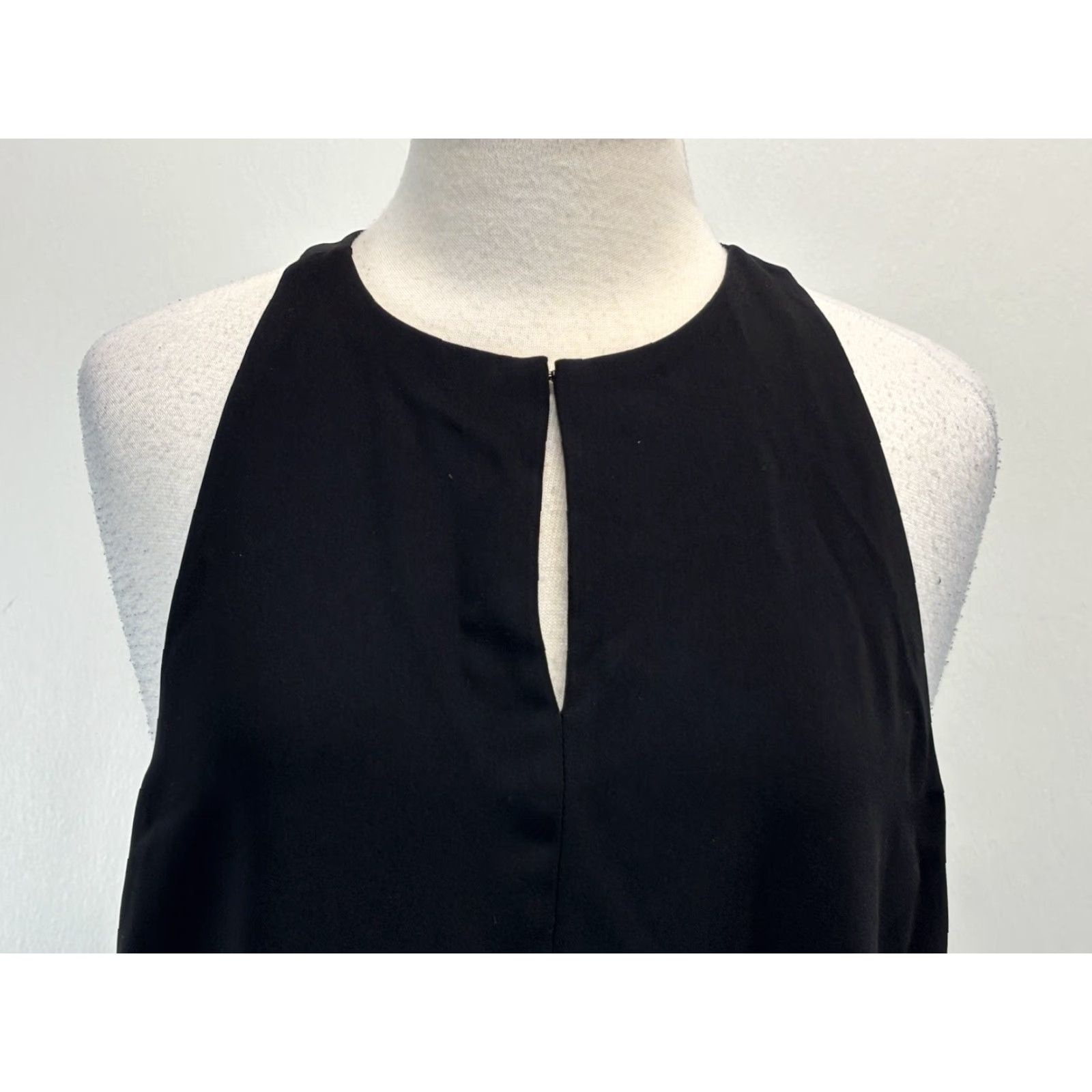 Loft NEW! Ann Taylor LOFT Dress Women Large Black Halter Swing Sleeveless Cocktail Size L / US 10 / IT 46 - 5 Thumbnail