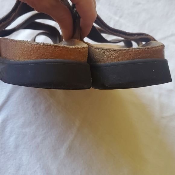 Vintage NAOT Adjustable Strap Brown Toe Hold Sz. 41 (8-8.5) Sandals Size US 8 / IT 38 - 7 Thumbnail
