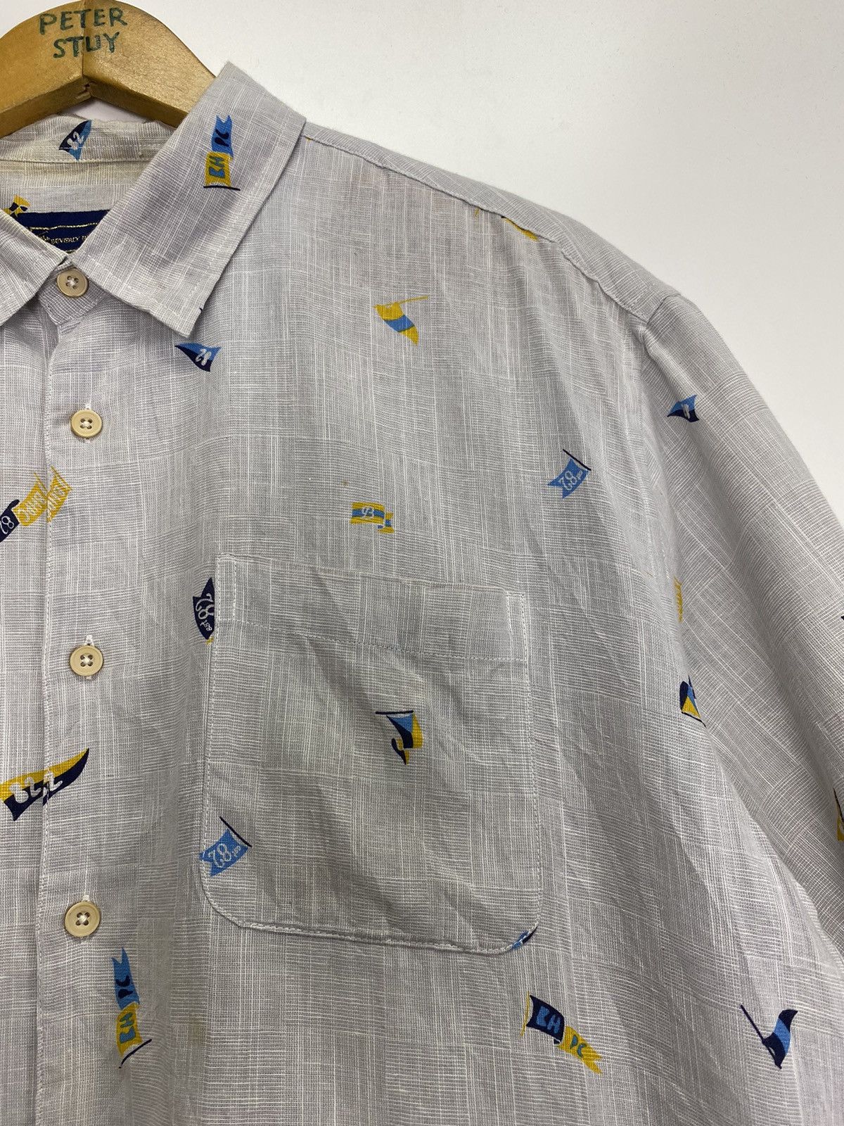 Beverly Hills Polo Club × Vintage Vintage Beverly Hills Polo Club Button Up Shirt Size US L / EU 52-54 / 3 - 8 Thumbnail