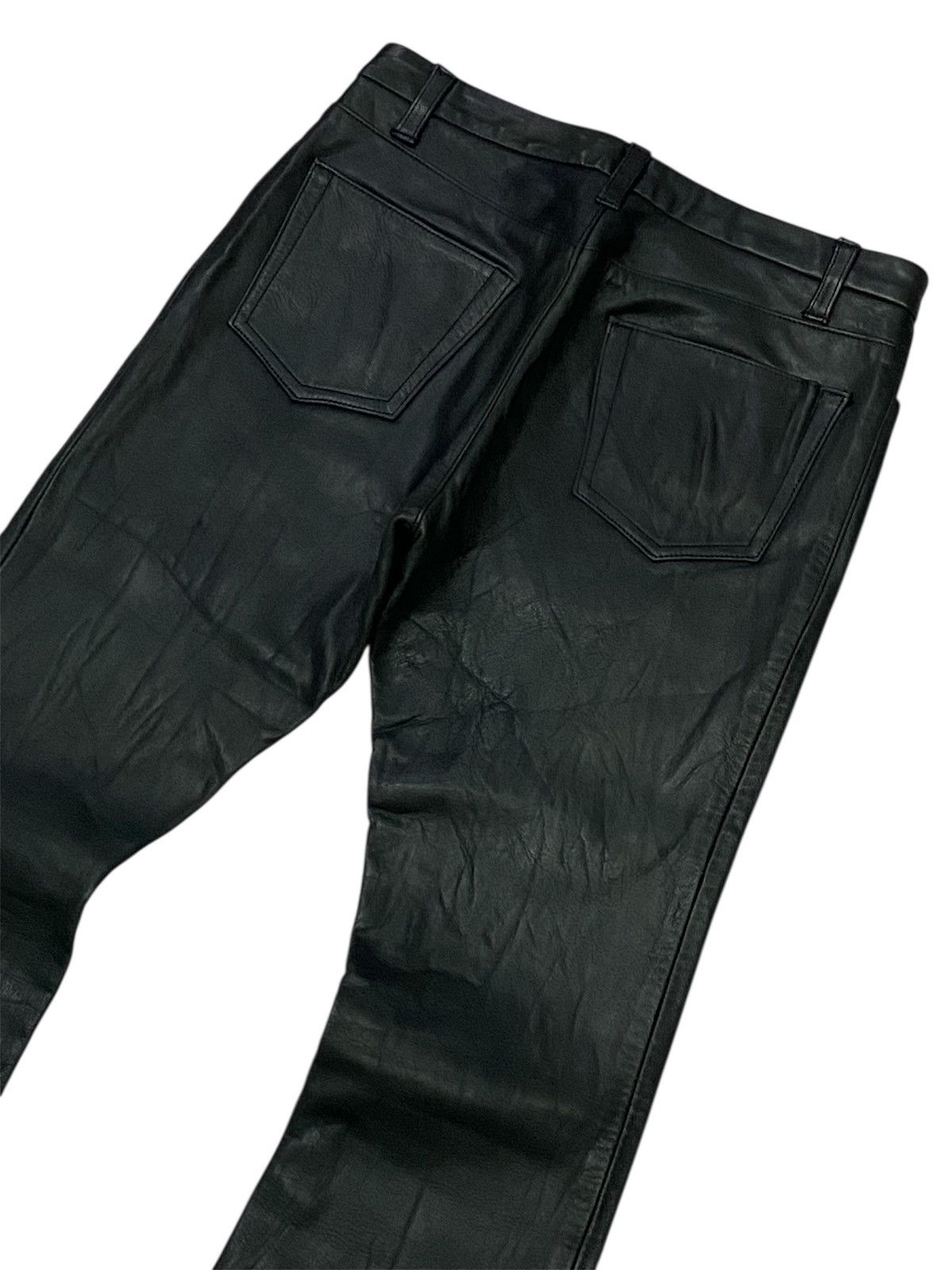 Attachment Attachment Leather Straight Leg Pants Size 28" / US 6 / IT 42 - 7 Thumbnail