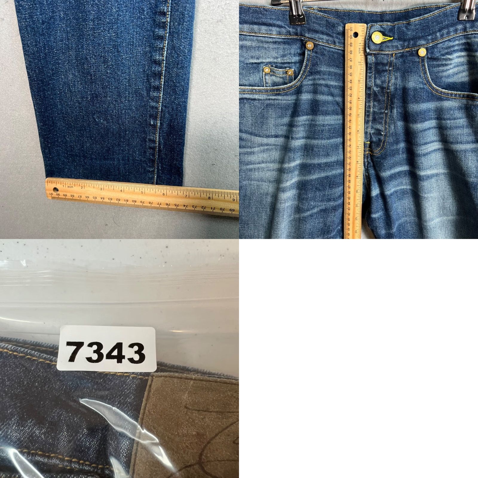 Vintage VINTAGE Colt Manufacturing Jeans Men's 30x30 Denim Distressed USA Flag Straight-Leg 30" Inseam Adult Mens Jeans Size US 30 / EU 46 - 8 Thumbnail