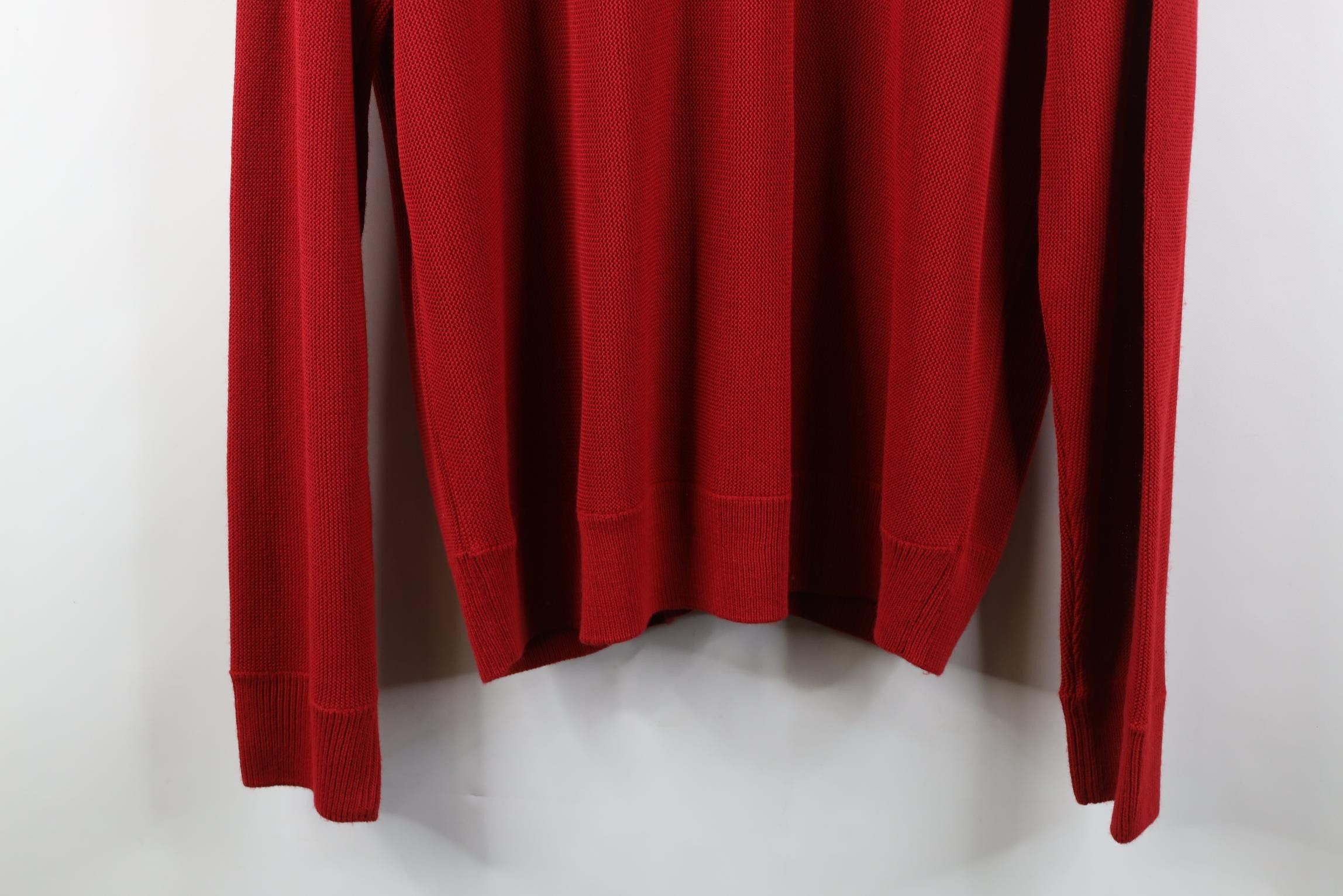Dockers Deadstock Vintage 90s Dockers Golf Knit Cardigan Sweater Red Size US XL / EU 56 / 4 - 12 Thumbnail
