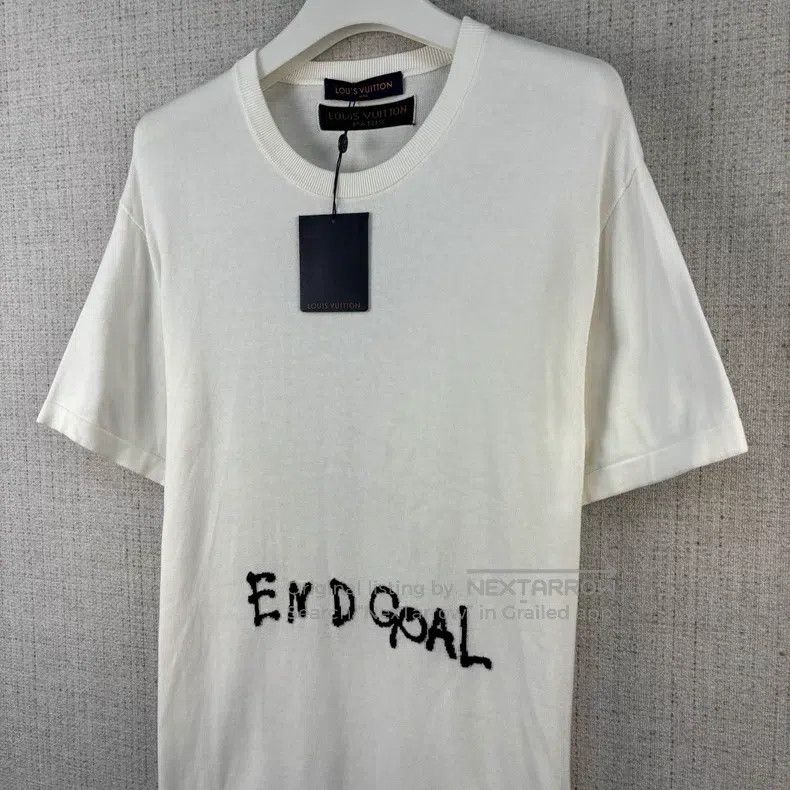 Louis Vuitton Louis Vuitton End Goal Letter Large Logo Printed Short Sle Size US XL / EU 56 / 4 - 2 Thumbnail