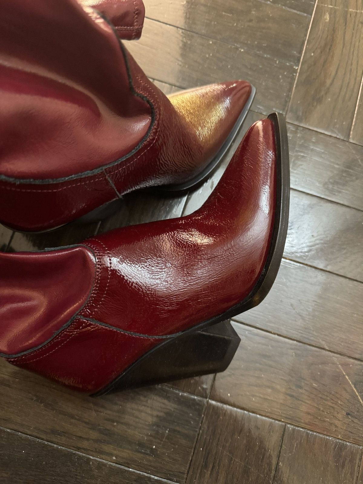 SONRA SONORA VILLA HERMOSA BOOTS RED Size US 7 / IT 37 - 5 Thumbnail