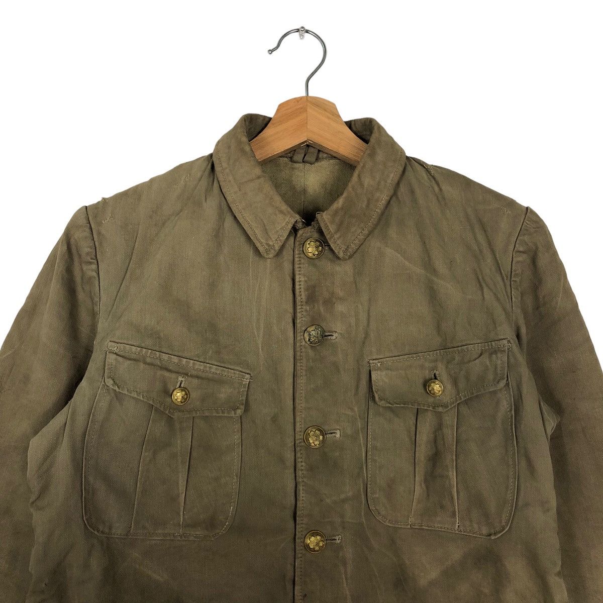 Vintage 🔥50’s True Vintage Chore Work Jacket Military Army Collect Size US M / EU 48-50 / 2 - 3 Thumbnail