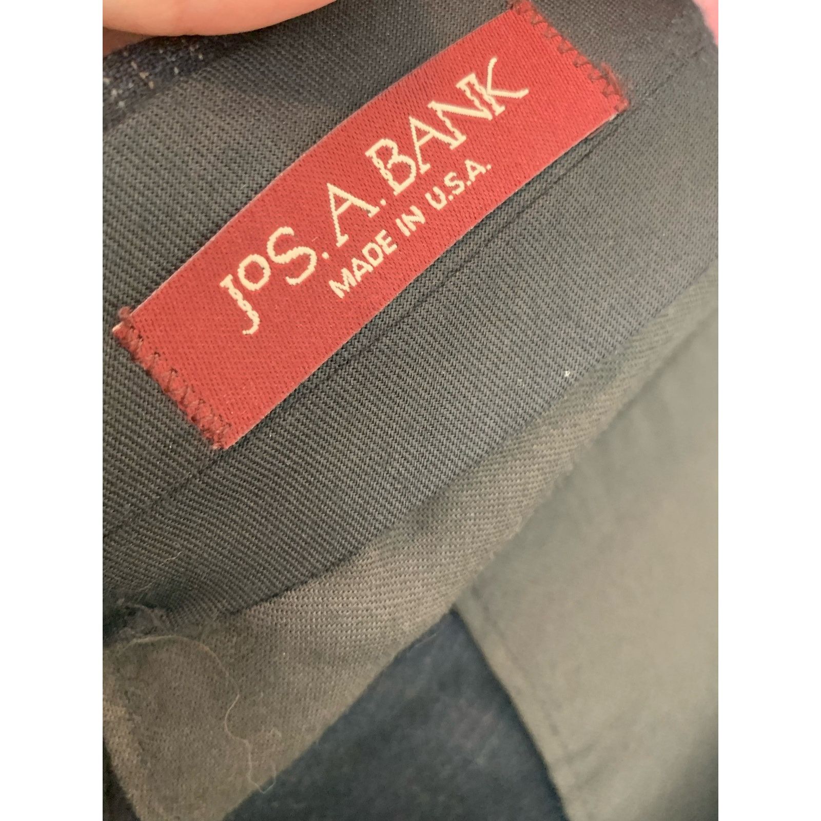 Jos. A. Bank JoS A. Bank gray plaid wool pleated pants size 36" X 31" Size US 36 / EU 52 - 3 Thumbnail