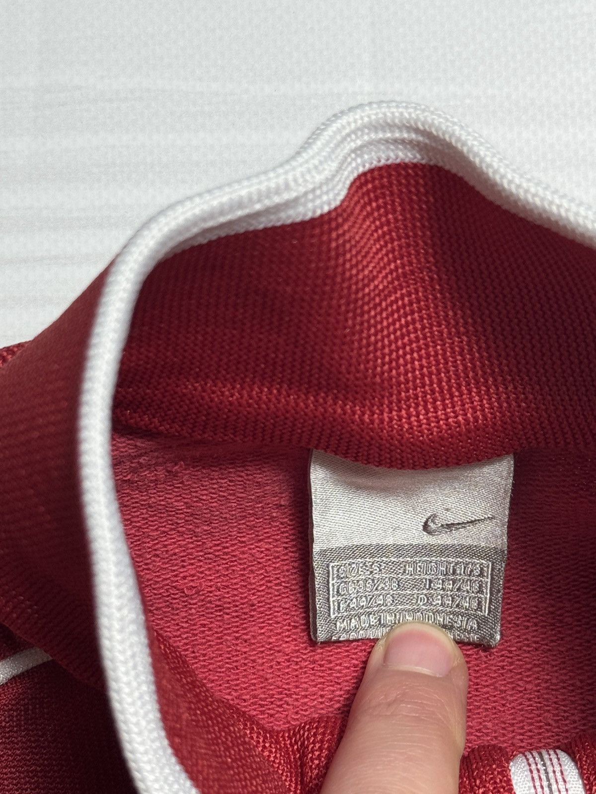 Nike × Vintage Nike Vintage Track Top y2k red style Size US S / EU 44-46 / 1 - 3 Thumbnail