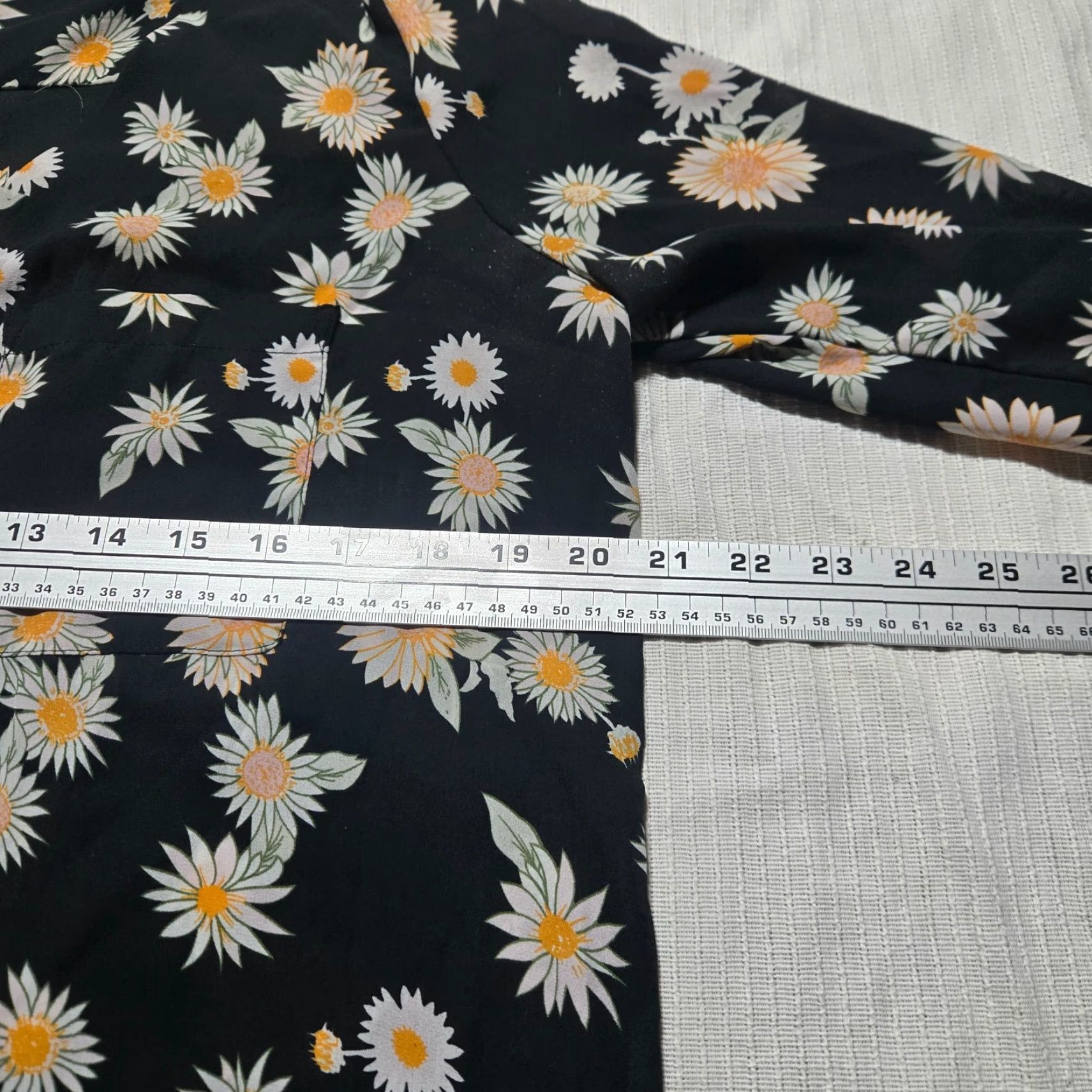Cotton On Cotton On Shirt Long Sleeve Button-Up Floral Print Black Medium Womens Size M / US 6-8 / IT 42-44 - 6 Thumbnail
