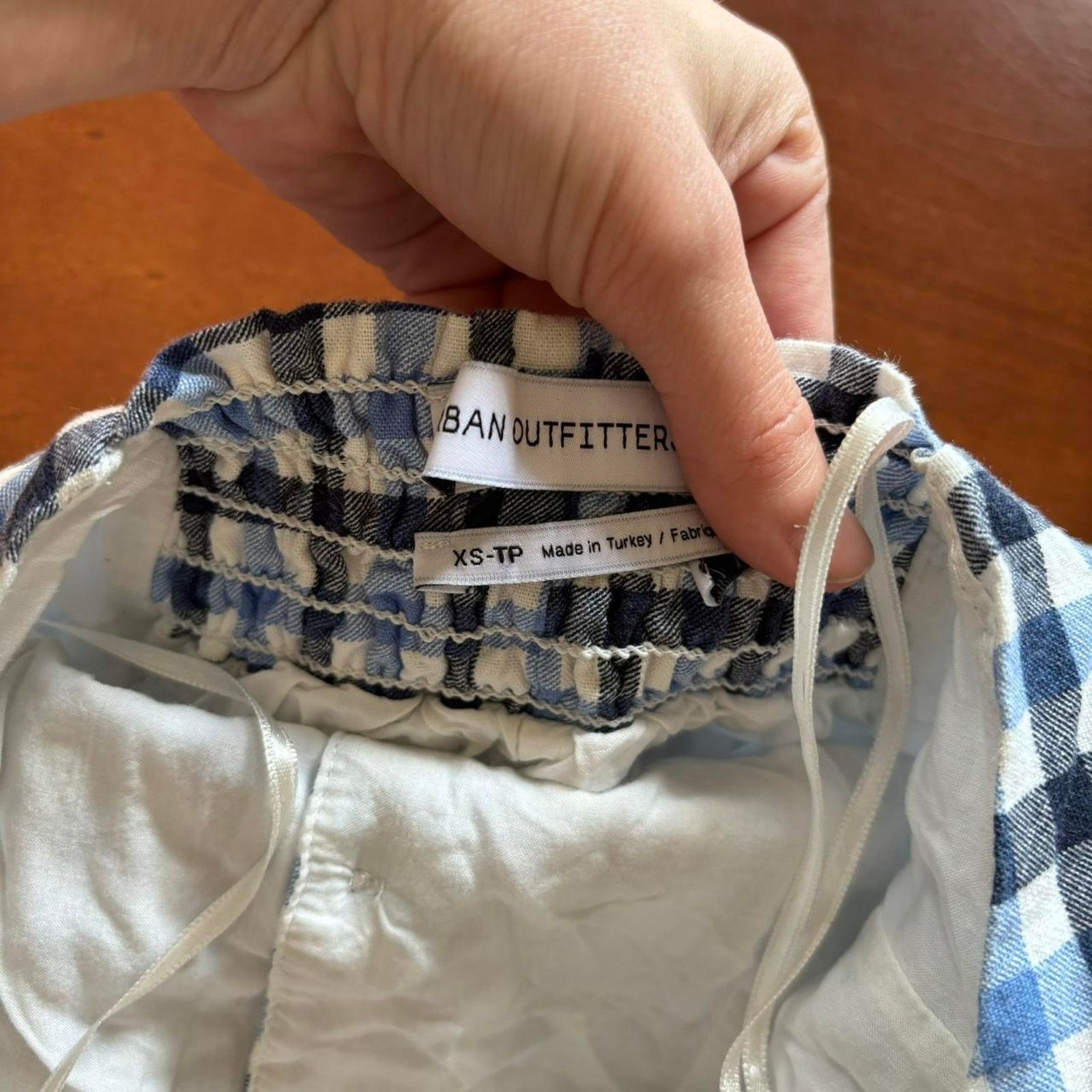 Urban Outfitters Urban Outfitters Blue Plaid Picnic Halter Romper XS Cotton Size 24" / US 00 / IT 34 - 6 Thumbnail