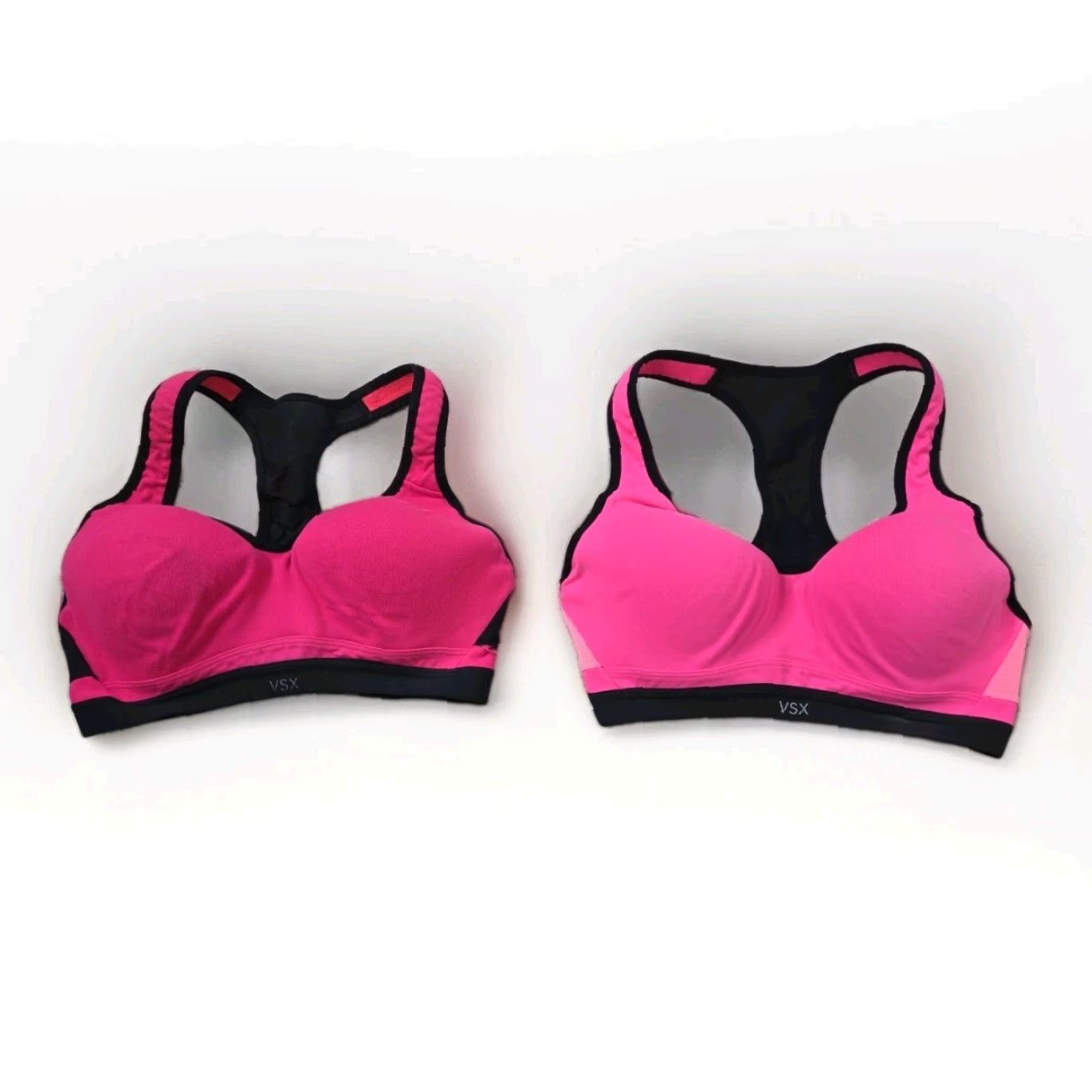 Victoria's Secret Victorias Secret VSX Womens Sports Bra 32C Lot Of 2 Hot Pink Size ONE SIZE - 2 Thumbnail