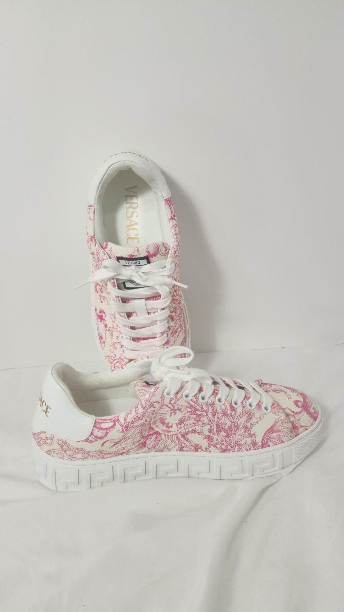 Versace Versace Barocco Greca Sneakers Size US 8.5 / IT 38.5 - 6 Thumbnail