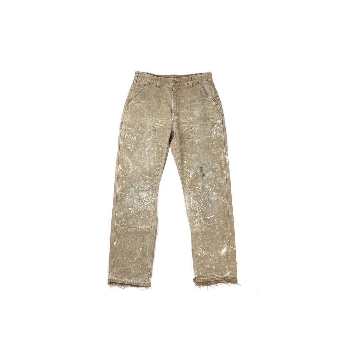 Vintage VINTAGE THRASHED FADED CARHARTT DOUBLE KNEE PAINTER PANTS Size US 30 / EU 46 - 1 Thumbnail