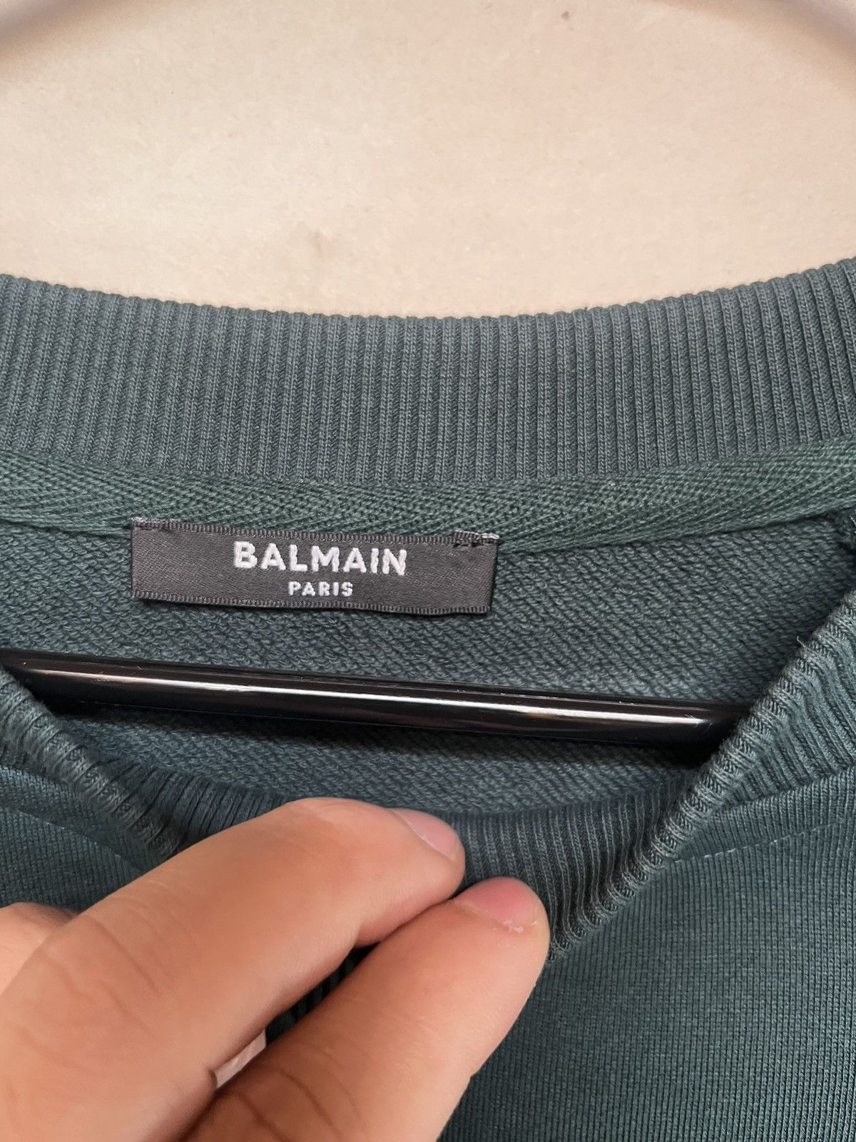 Balmain Balmain black crewneck sweater mens XL Size US XL / EU 56 / 4 - 3 Thumbnail