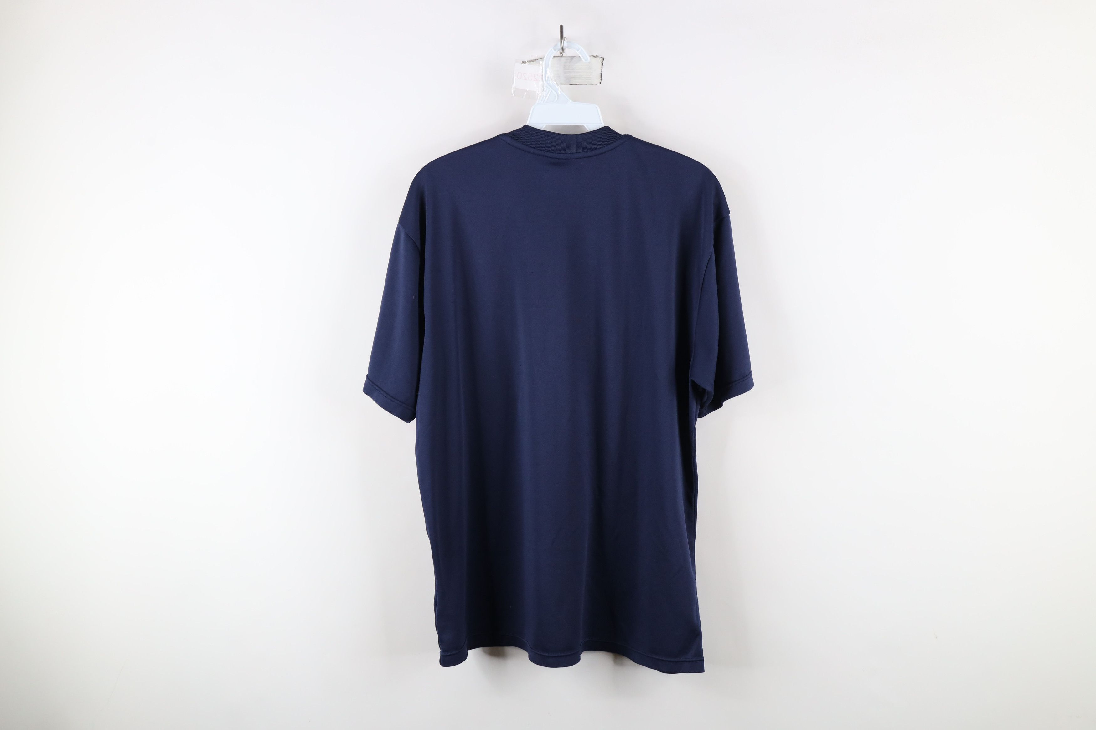 Nike × Vintage Vintage 90s Nike Mini Swoosh Knit Short Sleeve T-Shirt USA Size US M / EU 48-50 / 2 - 11 Thumbnail