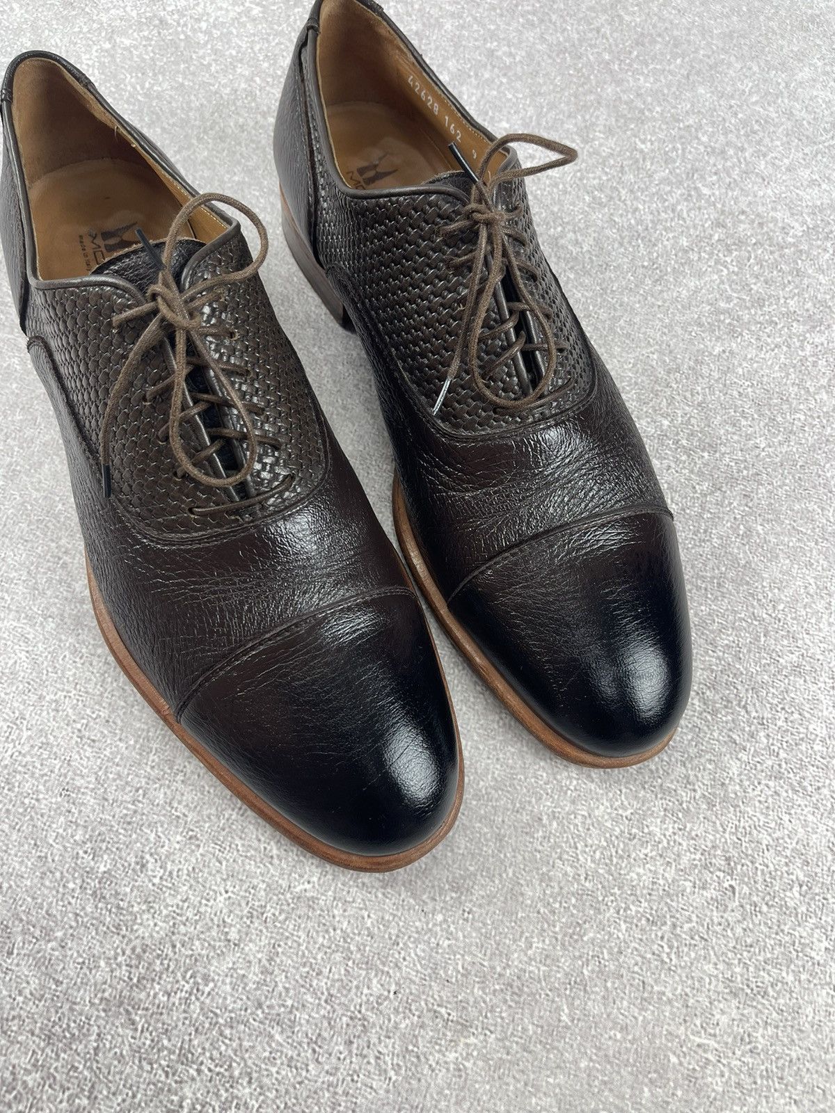 Moreschi Moreschi Leather Brown Derby Classic Shoes Size US 10 / EU 43 - 3 Thumbnail