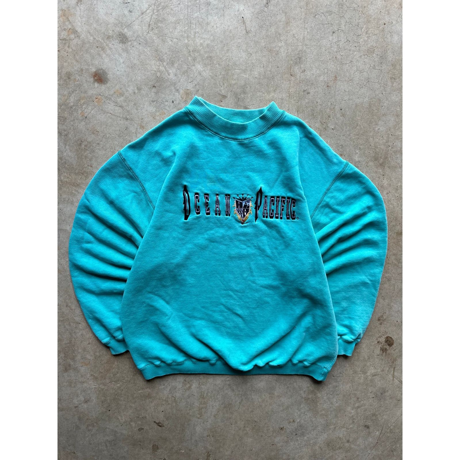 Ocean Pacific × Vintage Vintage Ocean Pacific Surfwear Embroidered 1990s Sweatshirt Size US M / EU 48-50 / 2 - 1 Thumbnail